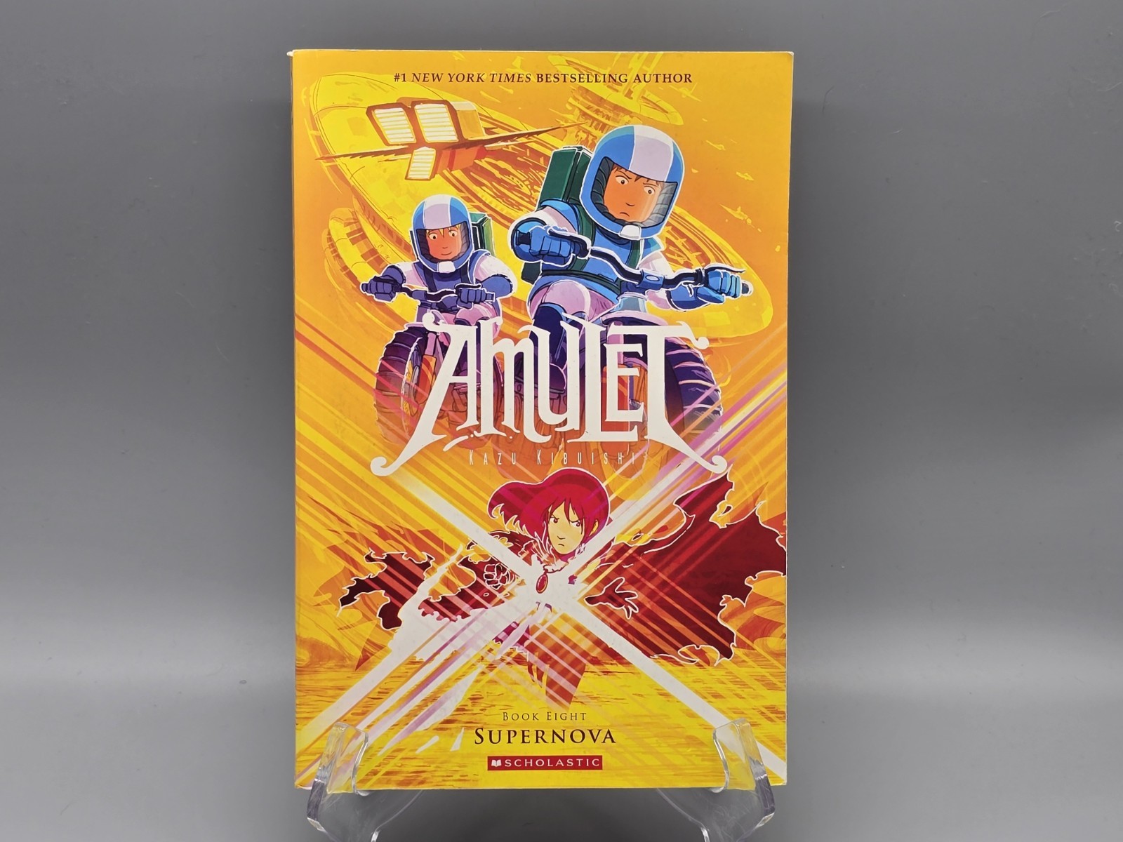 Lot of 5 Amulet Graphic Novels by Kazu Kibuishi Scholastic Books Vols 4 to 8
