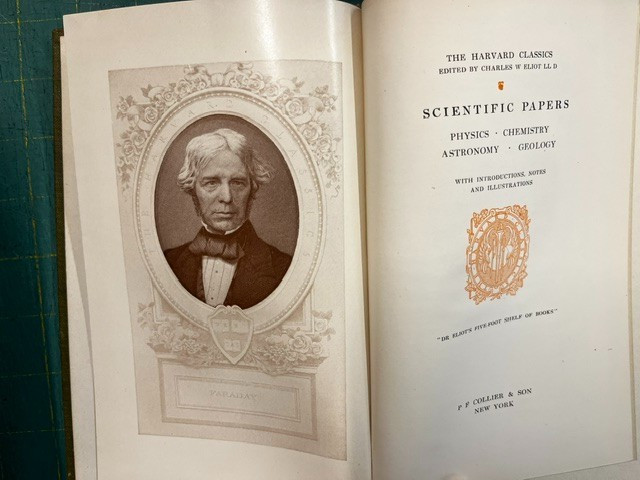 Harvard Classics P F Collier & Son 1909-1910 Volumes 1-50 Olive Cloth Very Good