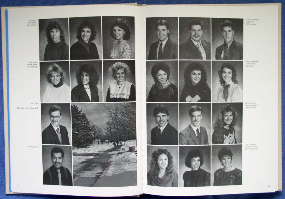 1989 “Oraculum” – Defiance Oh College Yearbook – Defiance, Ohio – 152 Pages