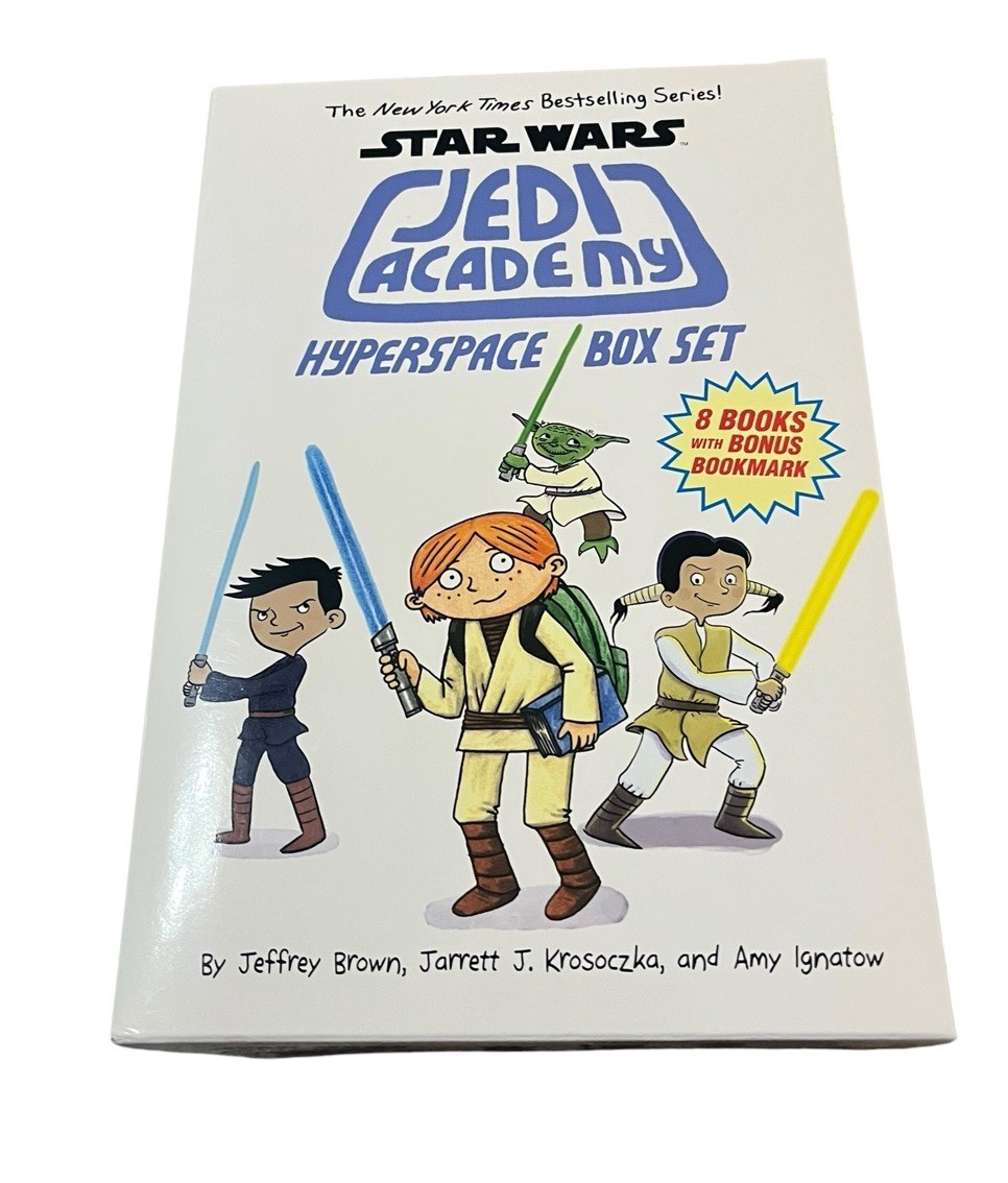 Star Wars Jedi Academy Hyperspace Box Set 8 Books Jeffrey Brown Krosoczka LN