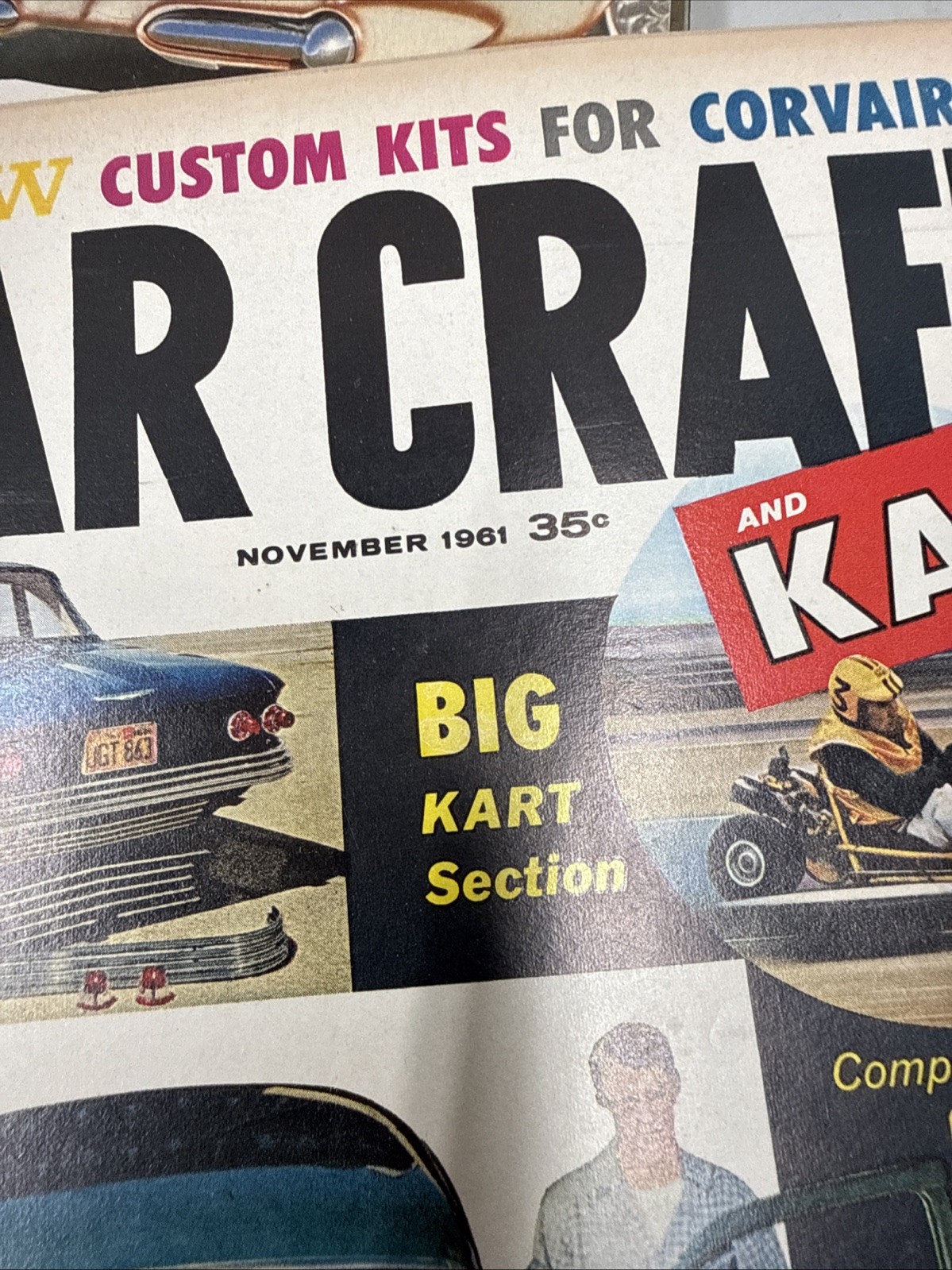 Lot Of 38 VTG Magazines-20 Car Craft 1959-63,5 Cars,3 MotorTrend 1958-64,10 Misc
