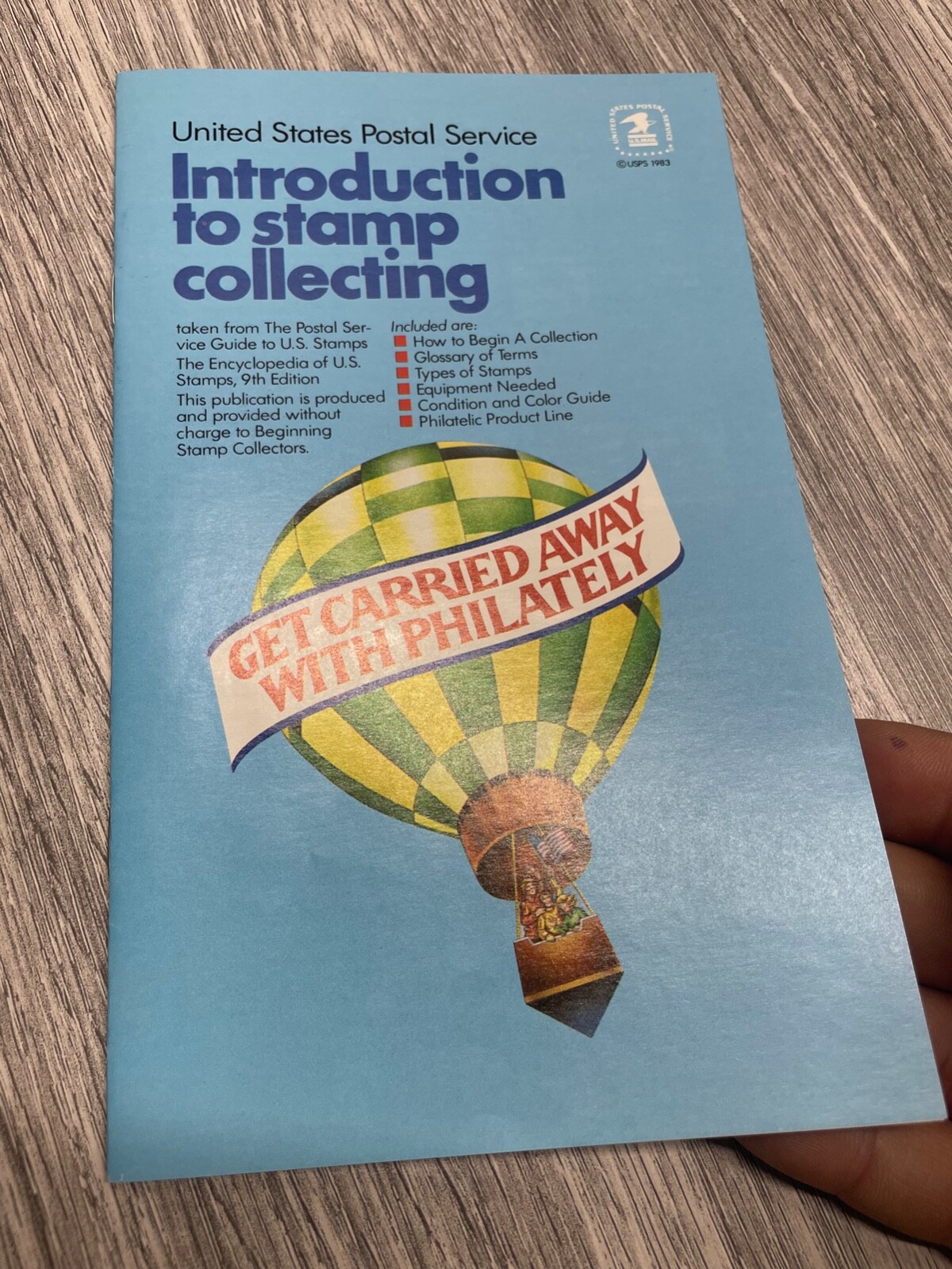 Postal Service Introduction To Stamp Collecting Booklet 31 pages Vintage 1983