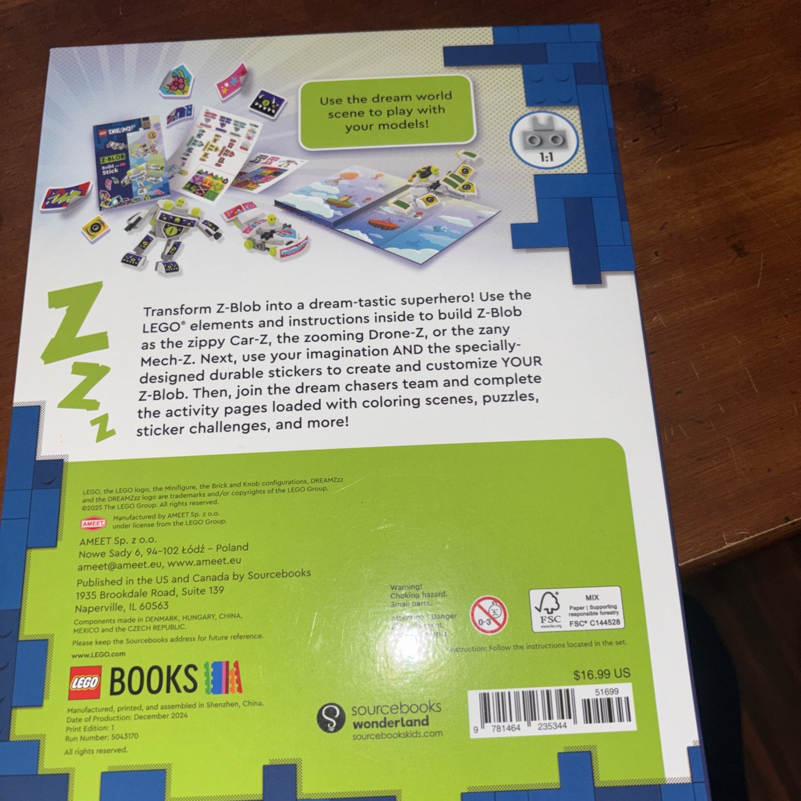 Ameet Sp Z O O Lego(r) Dreamzzz(tm) Build and Stick: Z-Bl (Hardback) (UK IMPORT)