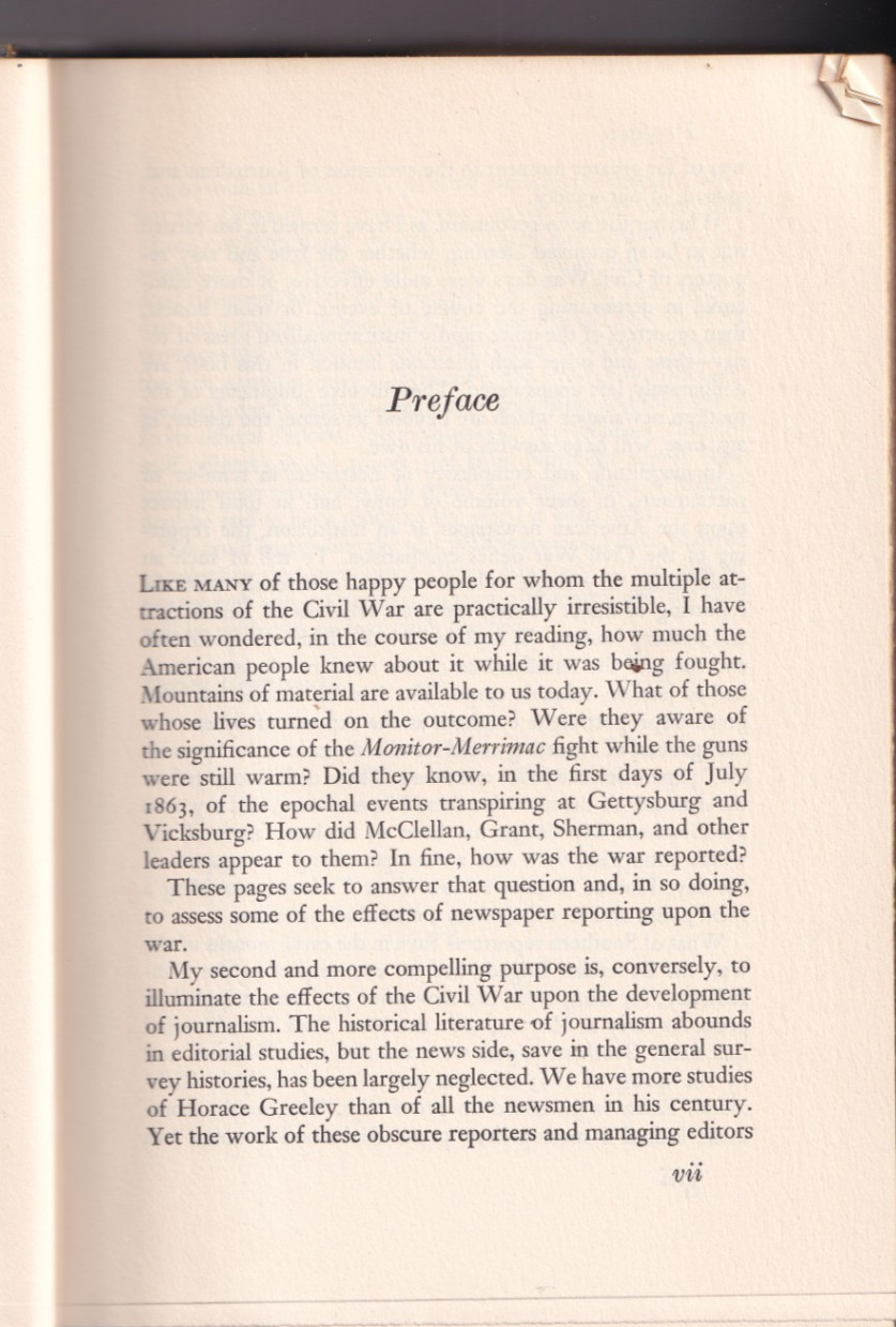 Bohemian Brigade (HB, 1954, 376 pages) by Louis M. Starr