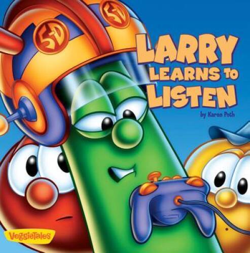 Larry Learns to Listen (Big Idea Books / VeggieTales) – Board book – GOOD