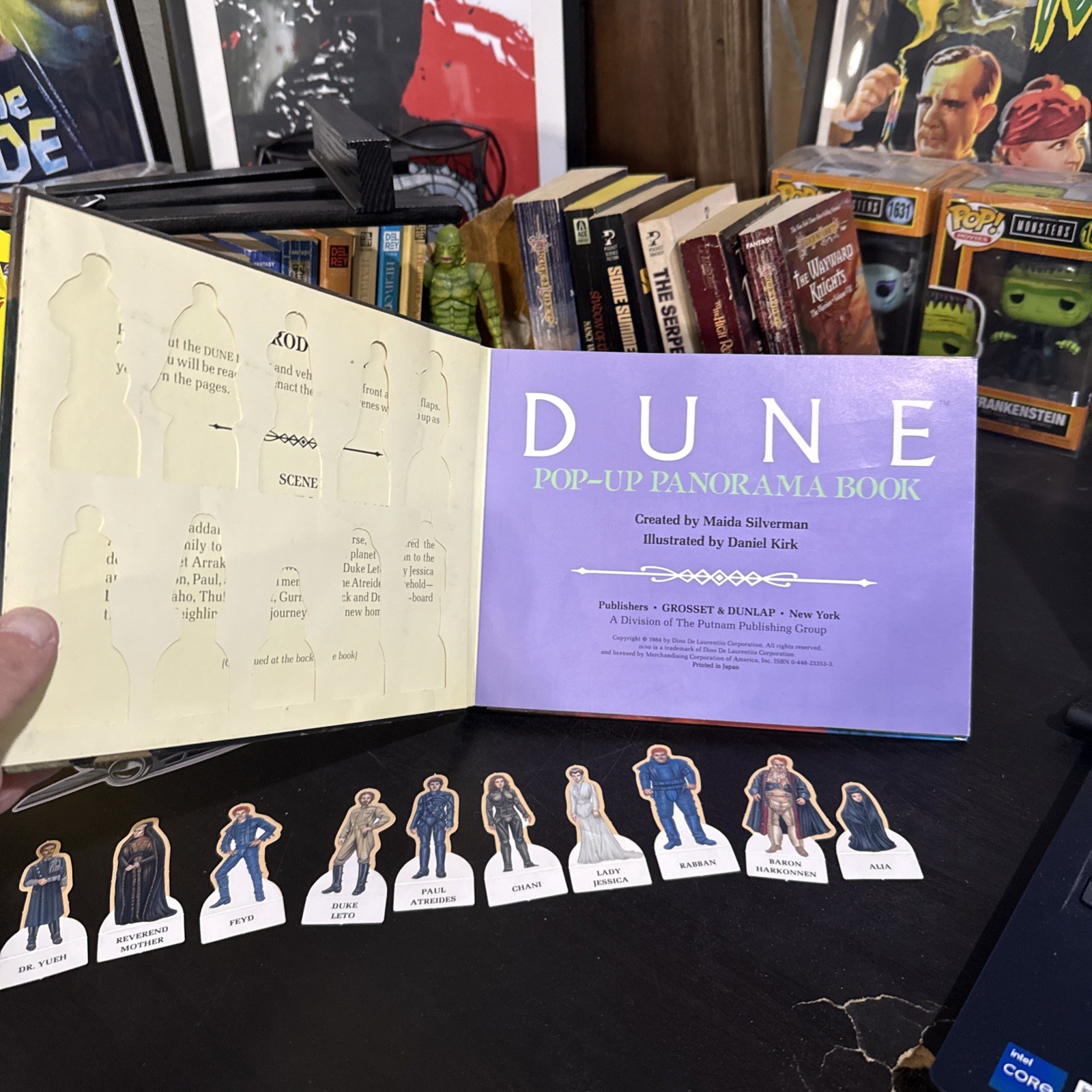 Dune Pop-Up Panorama Book 1984 Frank Herbert David Lynch Maida Silverman Kirk
