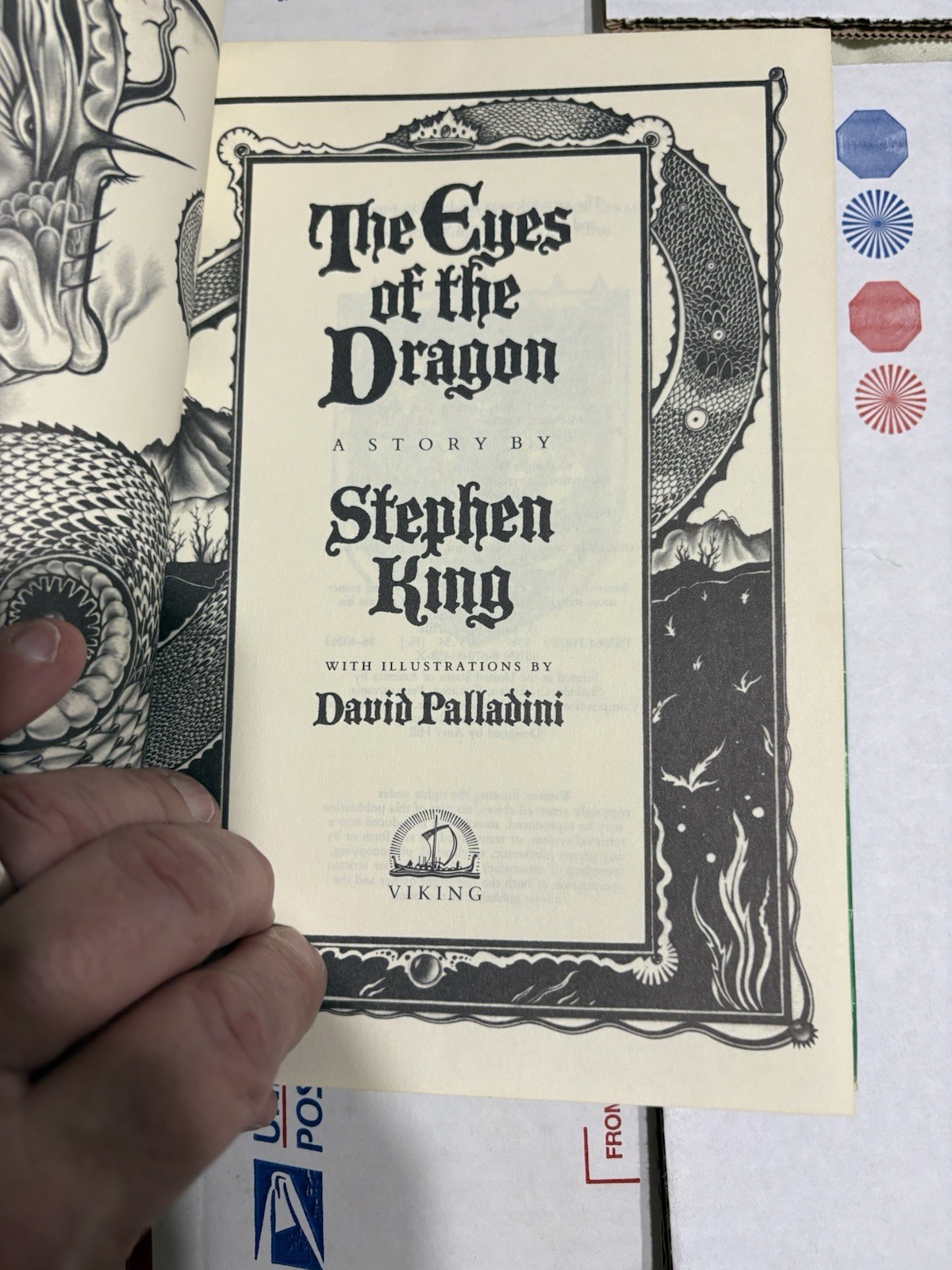 THE EYES OF THE DRAGON by Stephen King • First Edition / First Print •Dark Tower