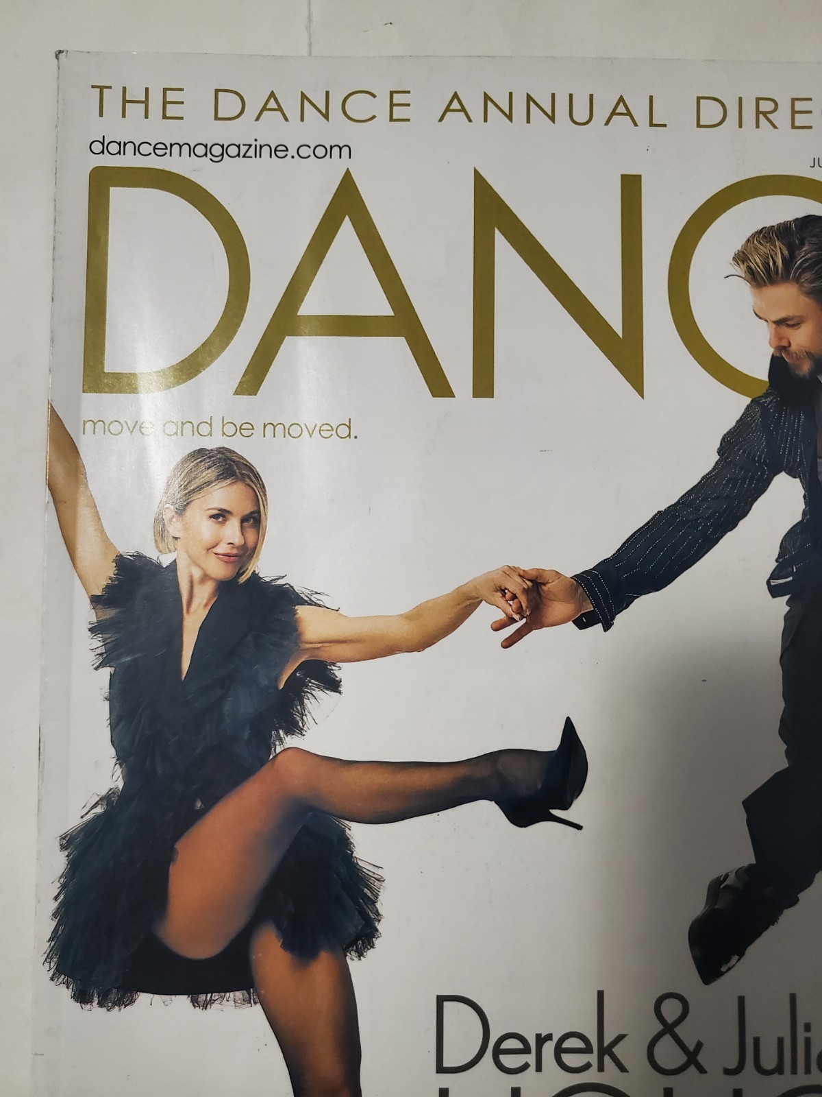 DANCE MAGAZINE JULY AUGUST 2025 DEREK & JULIANNE HOUGH BALLROOM STARS