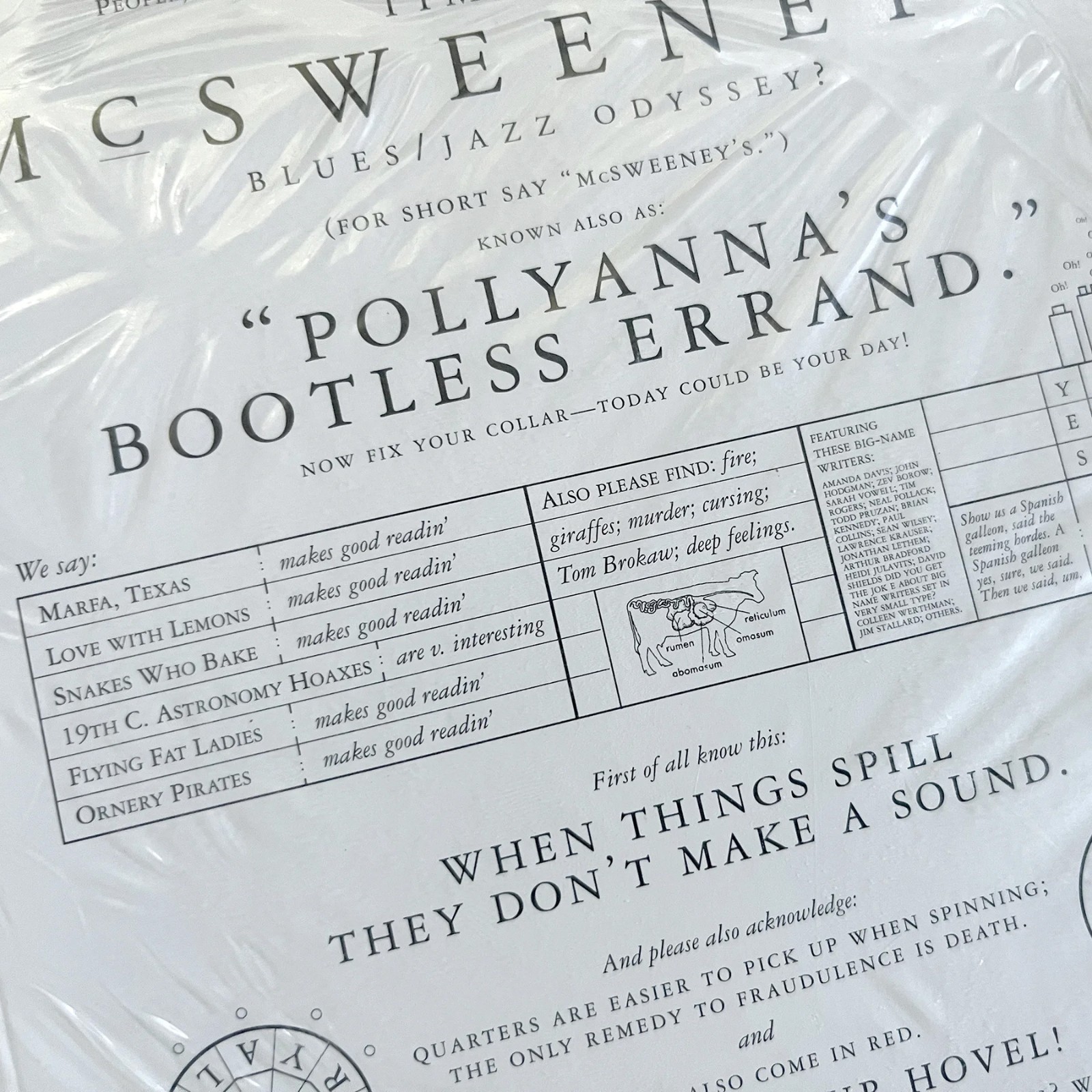 McSweeney’s Blues/Jazz Odyssey Issue 2 (1999) 1st Edition, New Unopened – RARE