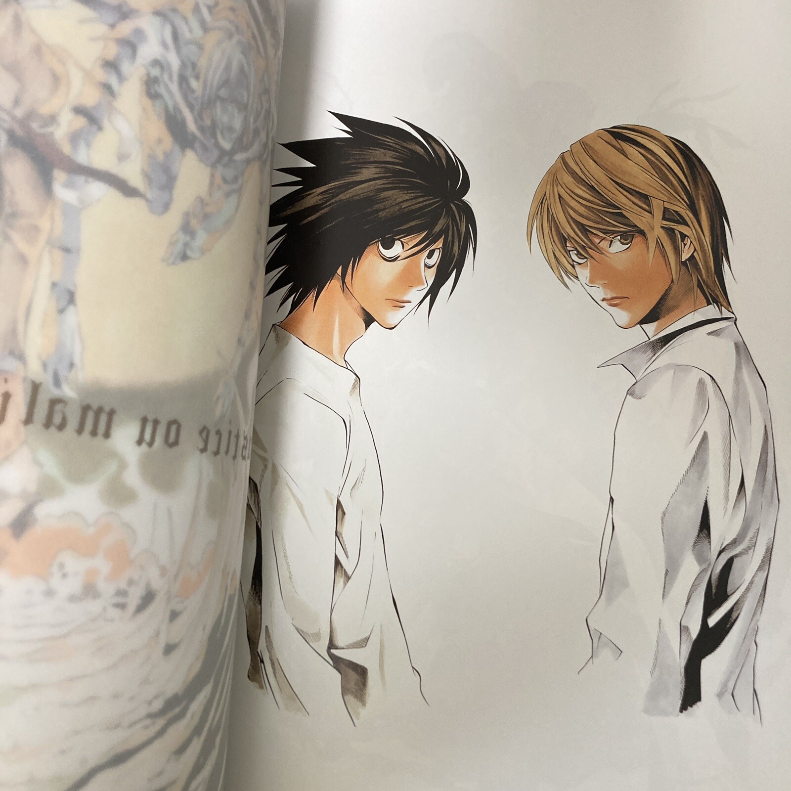Takeshi Obata Art Book blanc et noir DEATH NOTE Hikaru no Go Illustration