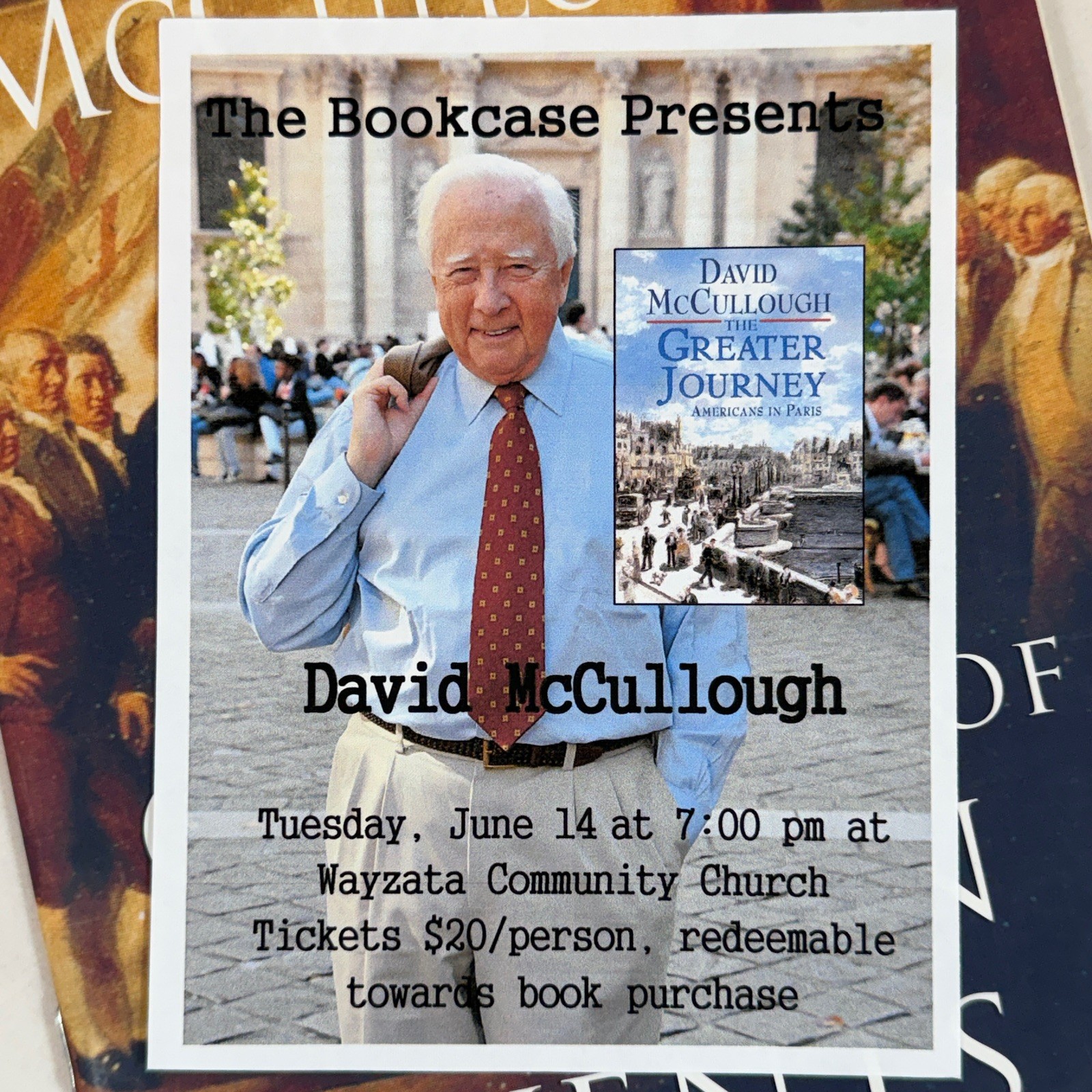 THE COURSE OF HUMAN EVENTS by David McCullough *Excellent Condition*