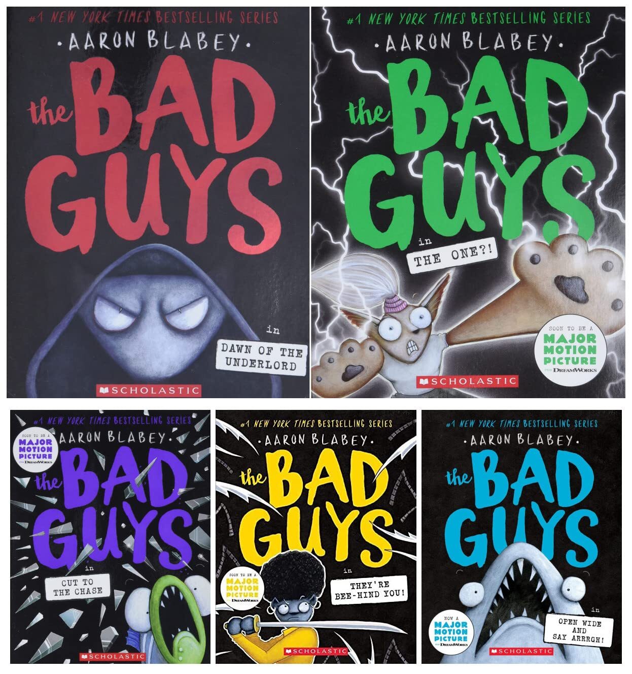 The Bad Guys Series 5 Books Set (Book 11- 15) By Aaron Blabey NEW Paperback 2022