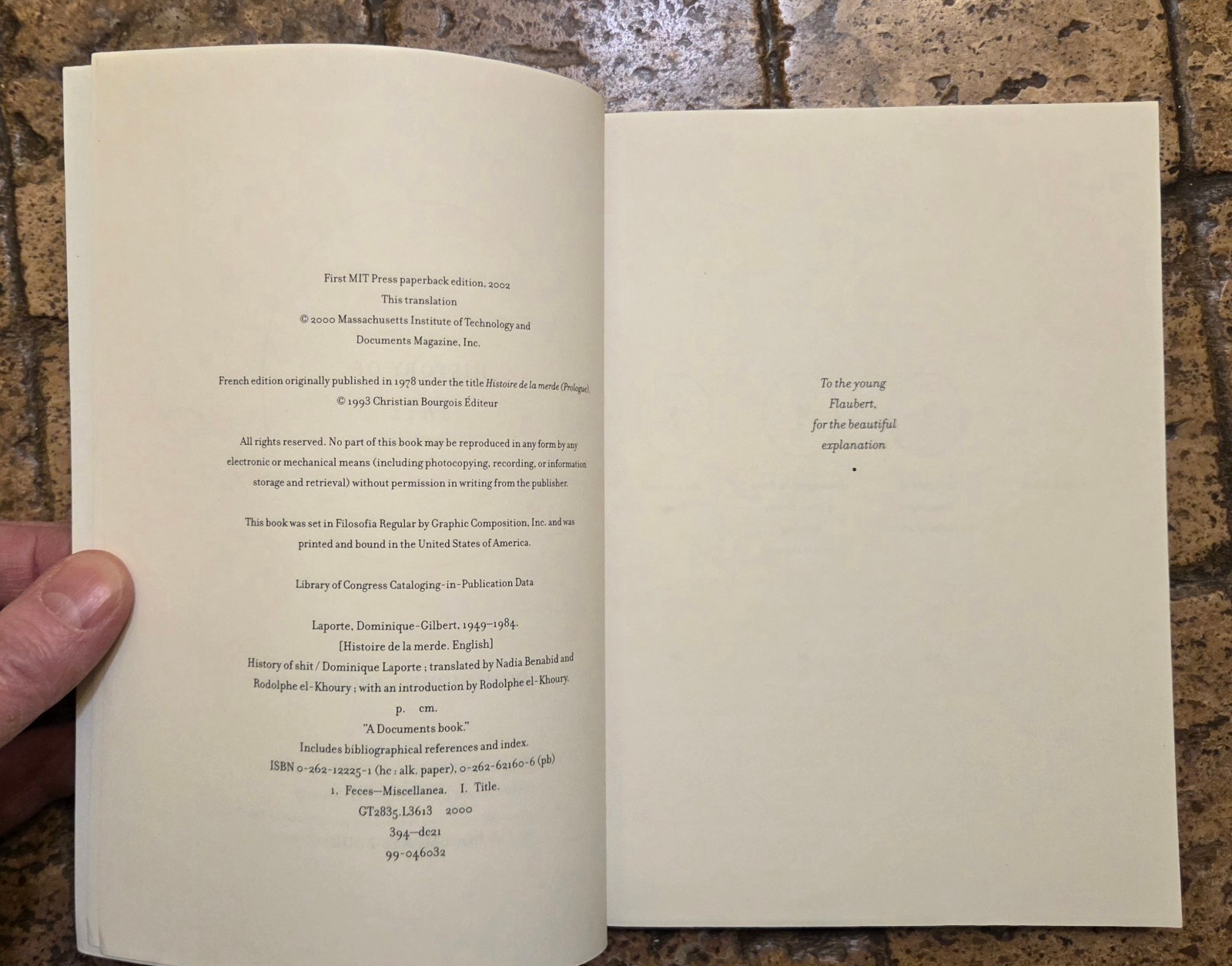 “History of Shit” by Dominique Laporte – PB – The Ultimate Conversation Starter