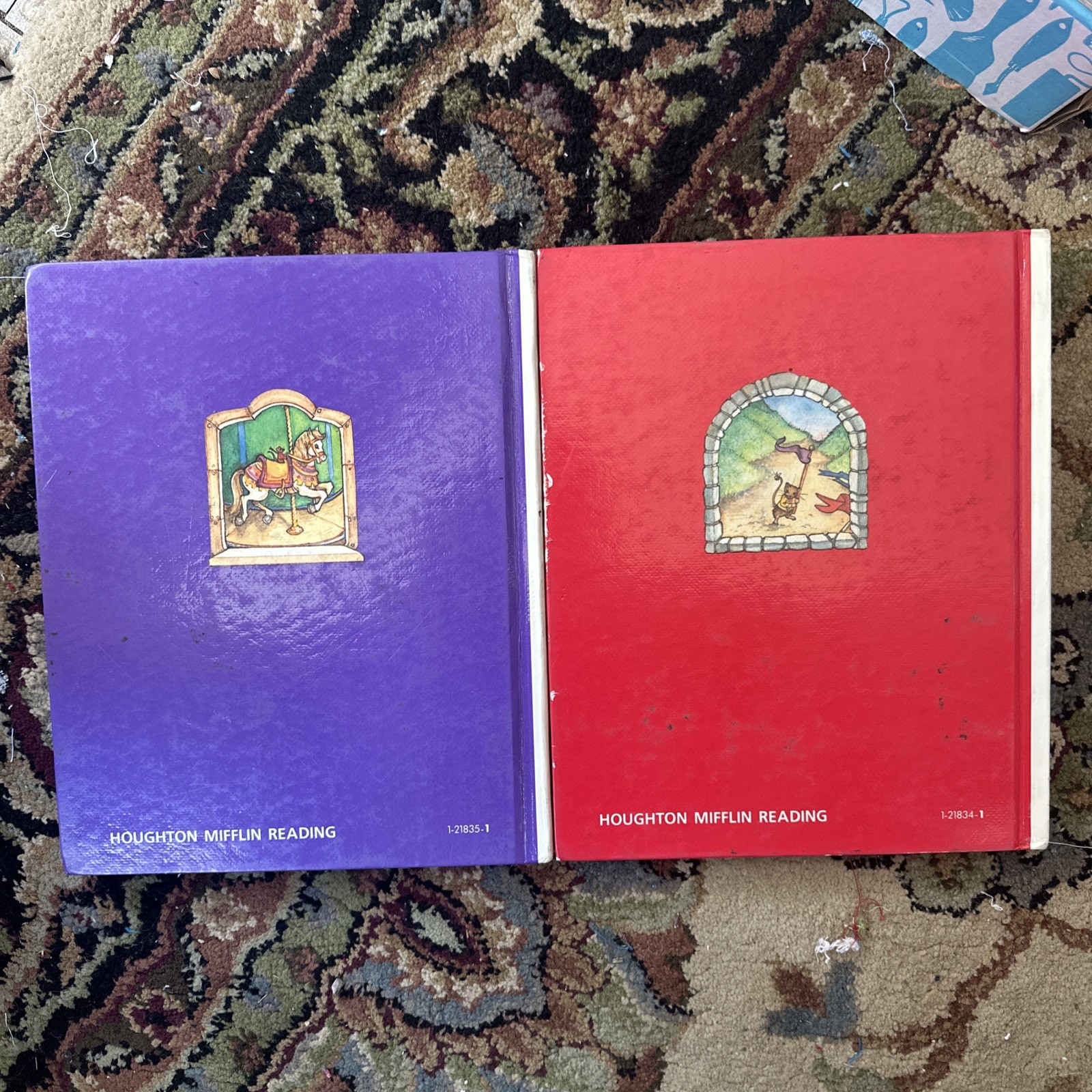 Parades Carousels Reading Vocabulary English HC Book Houghton Mifflin Vol. E F