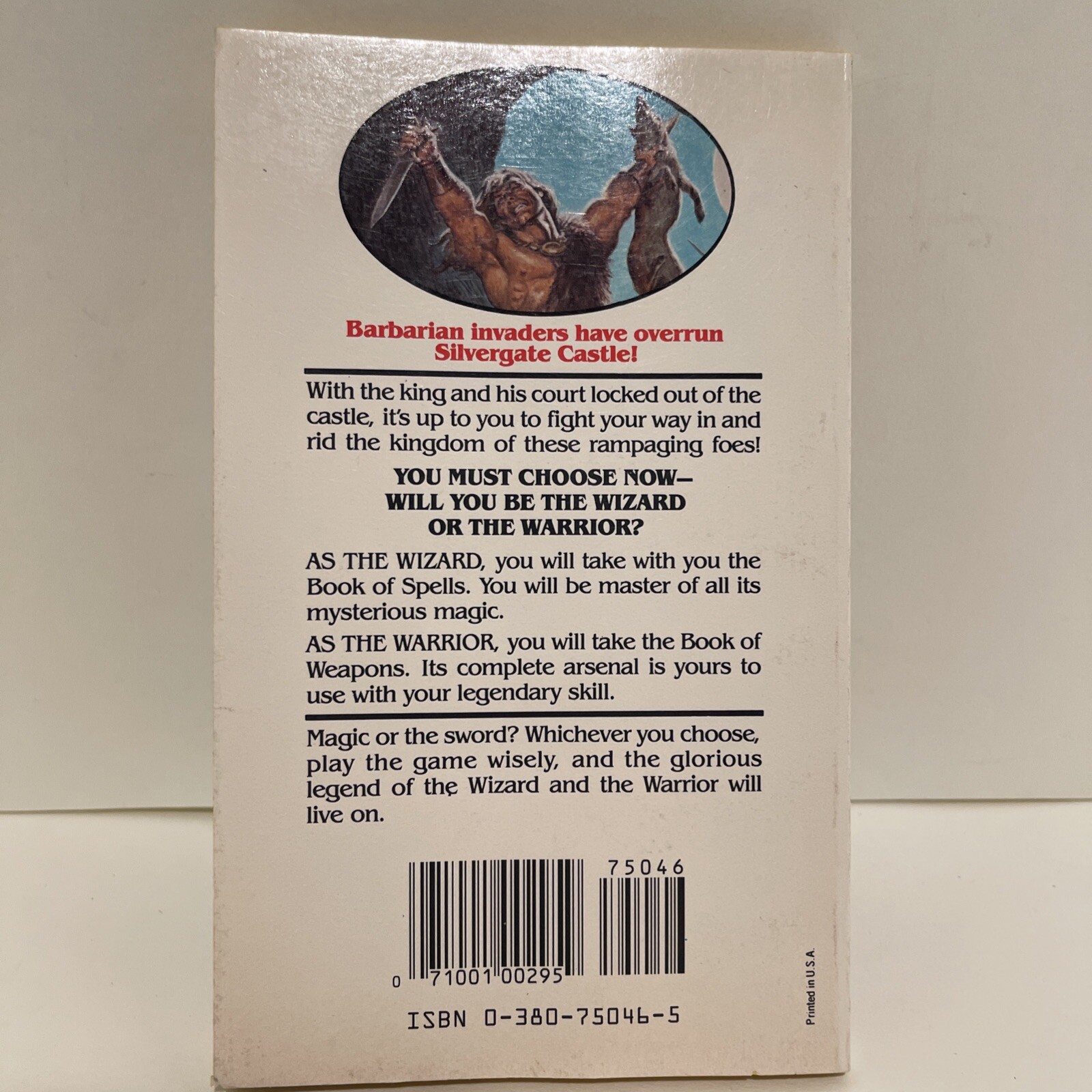 Wizards Warriors & You Book #17 Conquest Of The Barbarians First Printing 1986