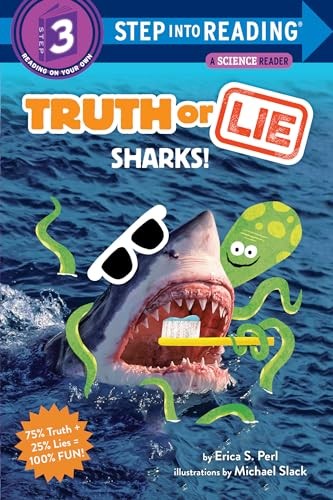 Truth or Lie: Sharks! (Step into Reading) – Paperback – VERY GOOD