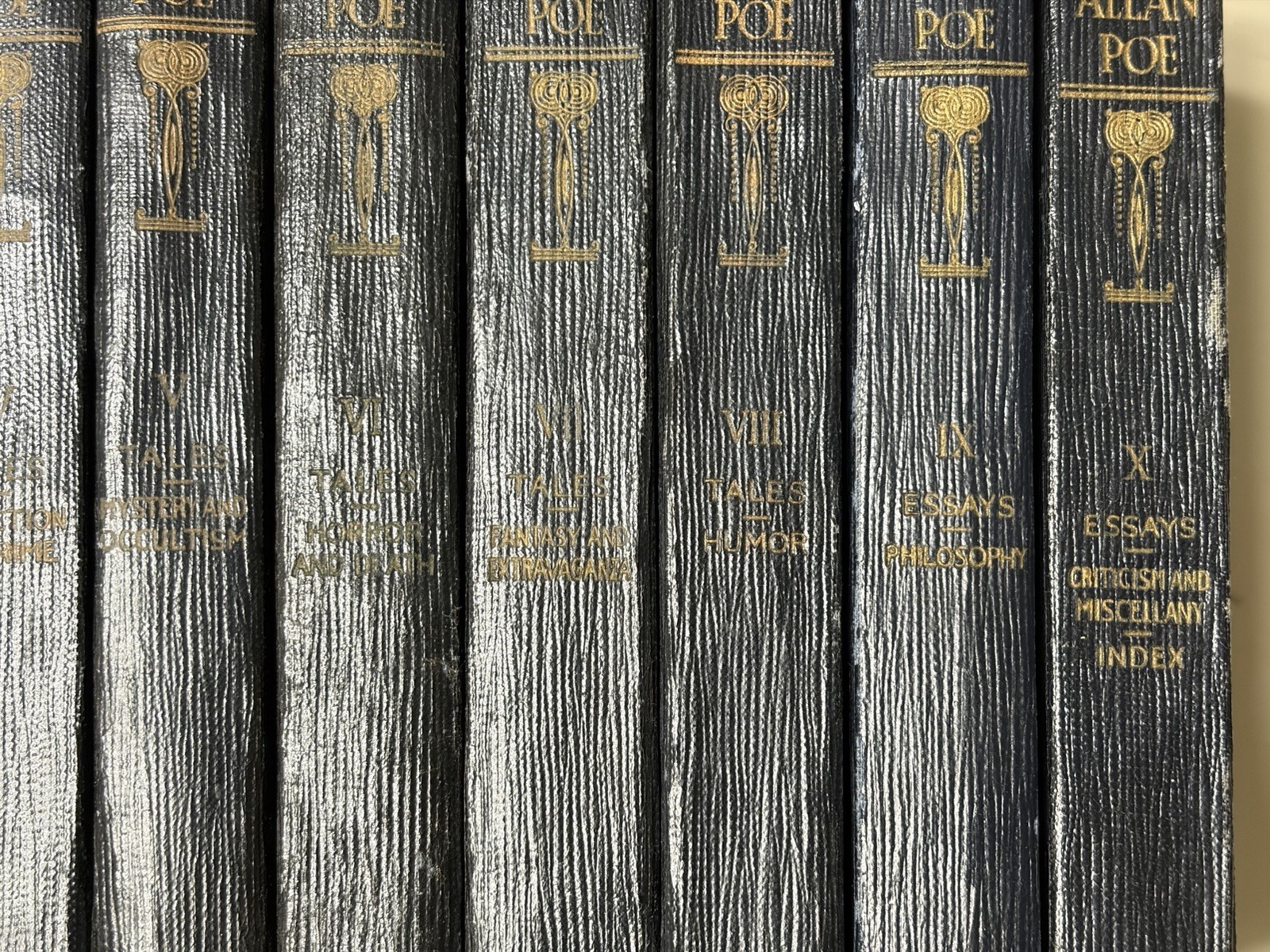 The Works of Edgar Allan Poe 1904, Comm. Edition, The Complete 10 Volume Set
