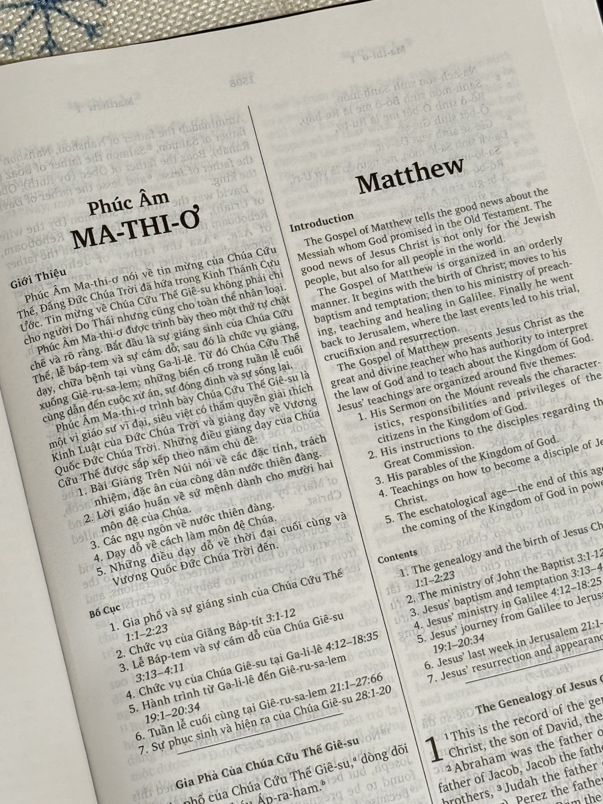 Bilingual Vietnamese English Bible | NET Parallel Bible | Old & New Testaments