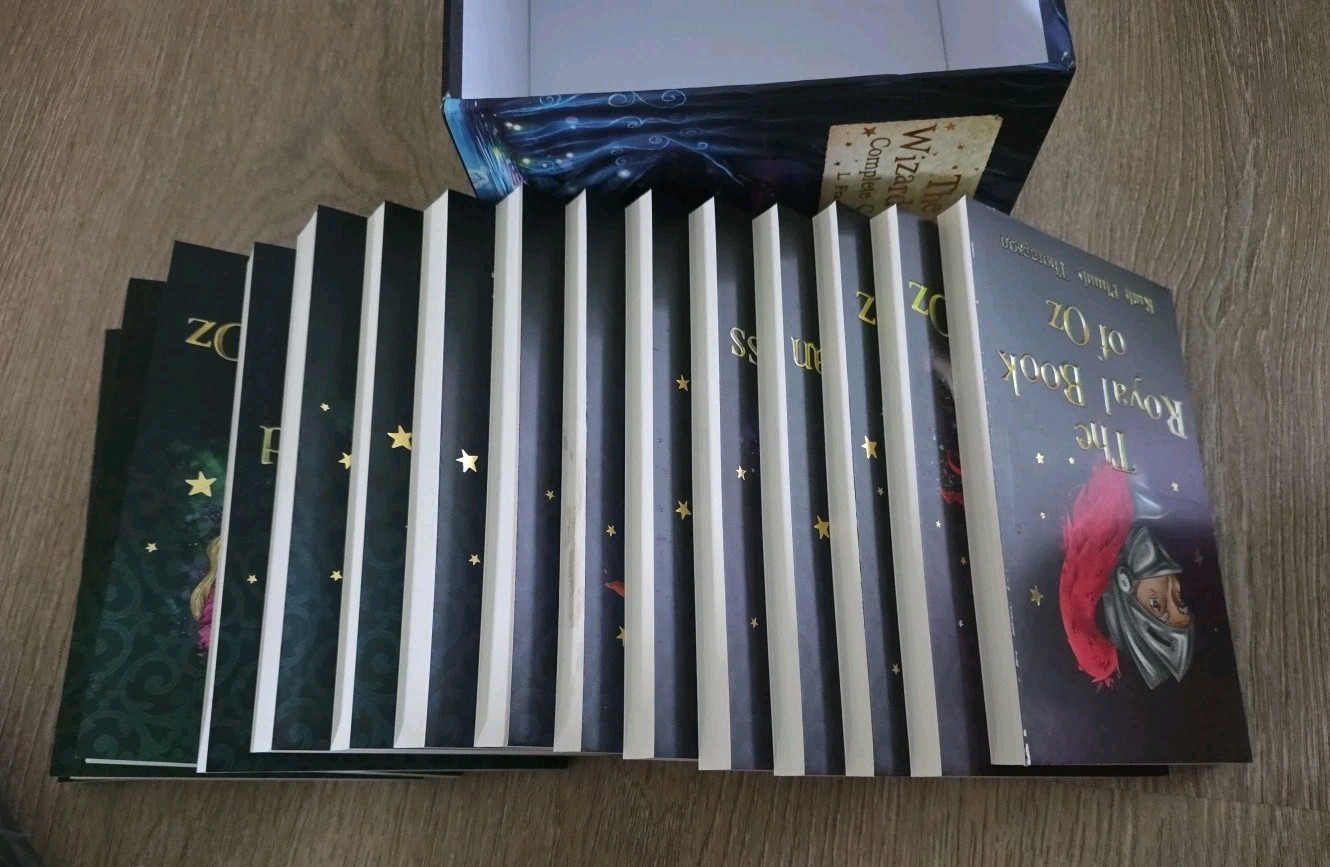 The Wizard Of Oz Complete Collection by L. Frank Baum Box Set 15 Books Slipcase