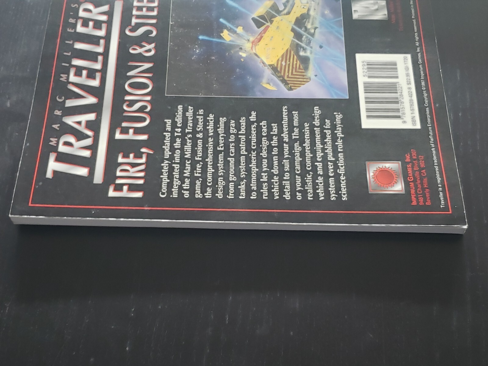 Marc Miller’s Traveller FIRE, FUSION & STEEL 4th Edition Softcover
