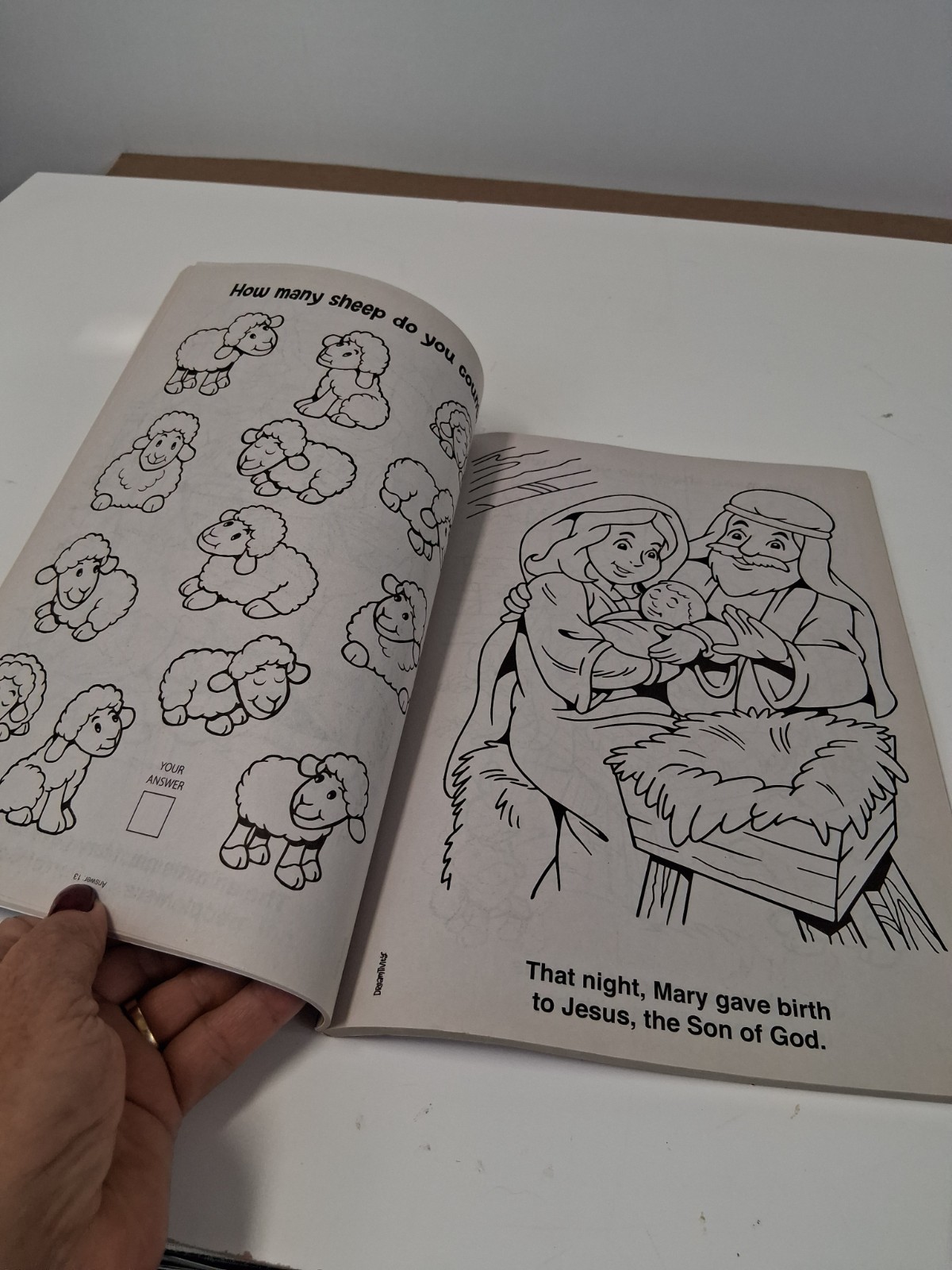 ColorTivity For Unto Us Christmas Nativity Coloring Activity Book Dreamtivity