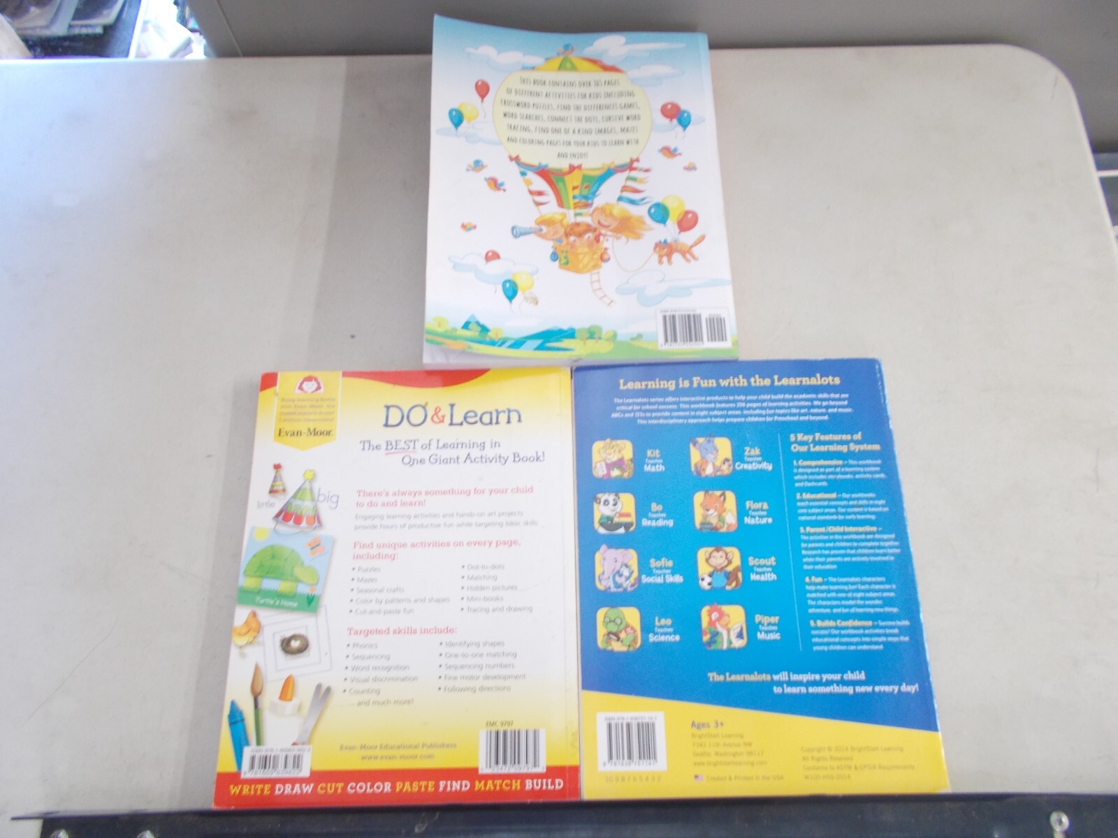 18 PRESCHOOL WORKBOOK KINDERGARTEN EARLY LEARNING SOME PAGES ARE WORKED