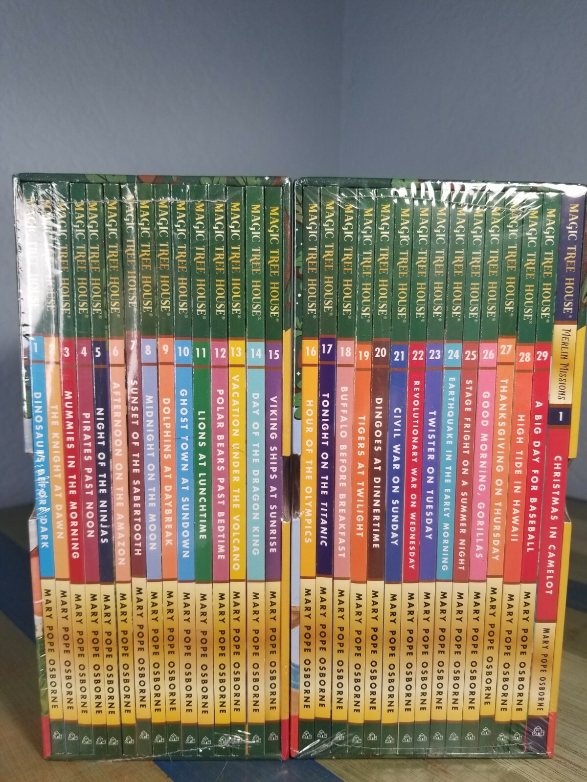 Magic Tree House Collection #1 & #2 Books 1-29 plus 1 Merlin Factory Sealed NIB