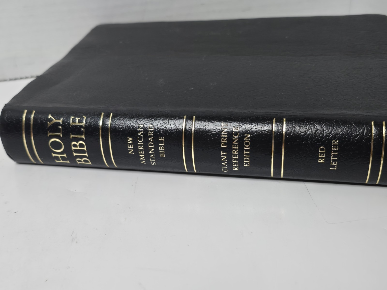 NASB Giant Print Reference Bible Personal Size 2000 Zondervan Red Letter