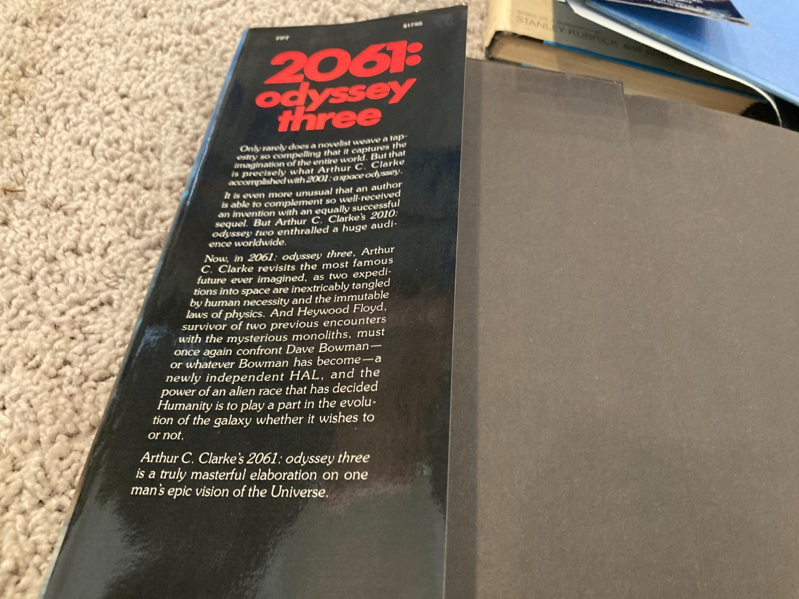 Arthur C Clarke Lot 2001 2010 2061 Space Odyssey HC/DJ Sci-Fi Books