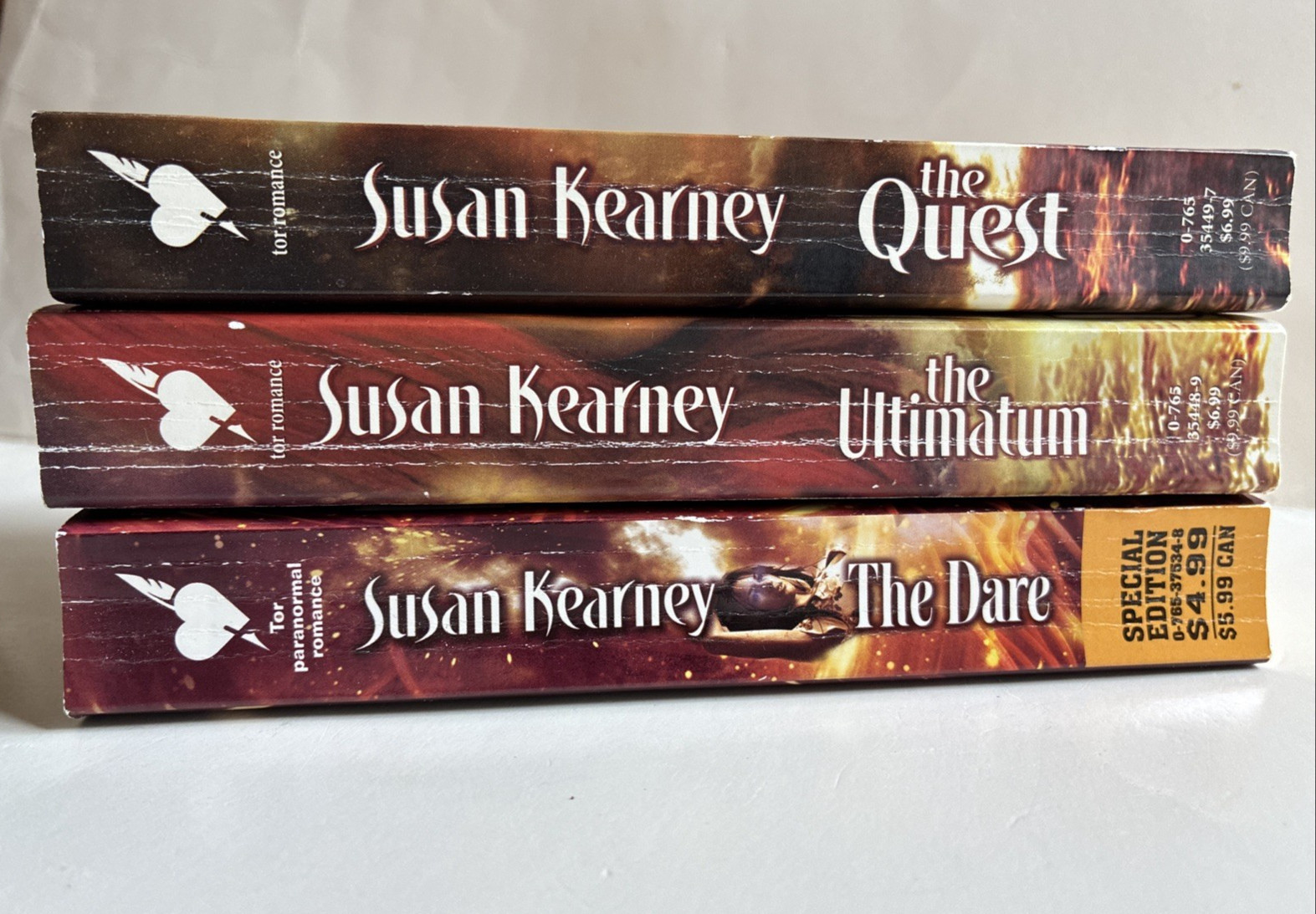 Susan Kearney 3 pb: The Dare, The Ultimatum, The Quest – Rystani Warriors ser.