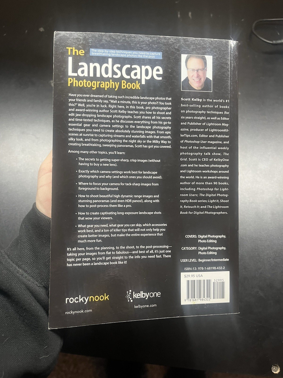 The Landscape Photography Book by Scott Kelby (2019, PB, 1st, VG)