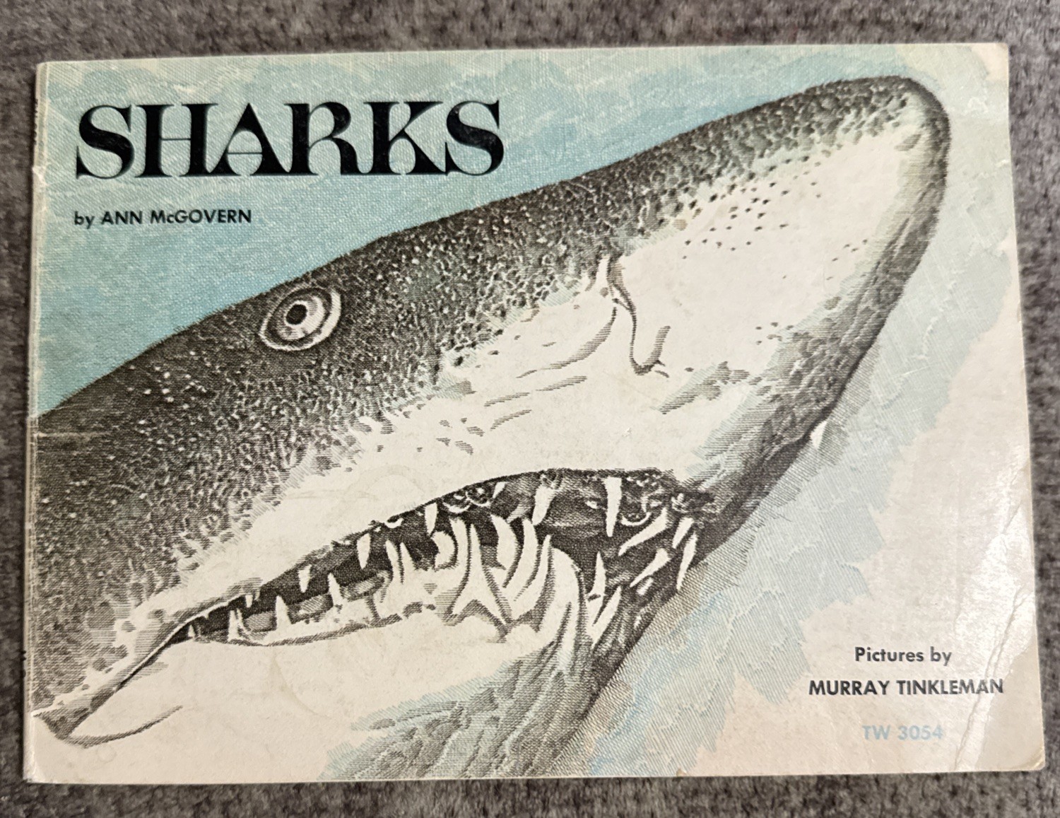 Sharks – Ann McGovern 1976 Scholastic Book Services HC Children’s Science