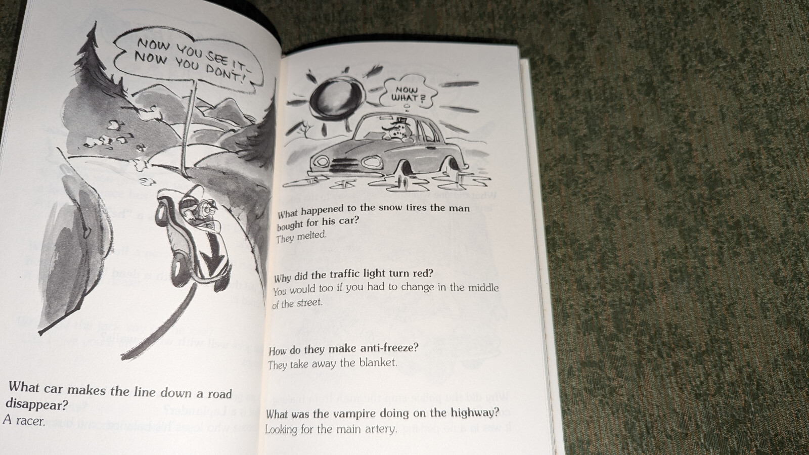 DRIVING ME CRAZY: FUN ON WHEELS JOKES By Charles Keller & Lee Lorenz – Hardcover