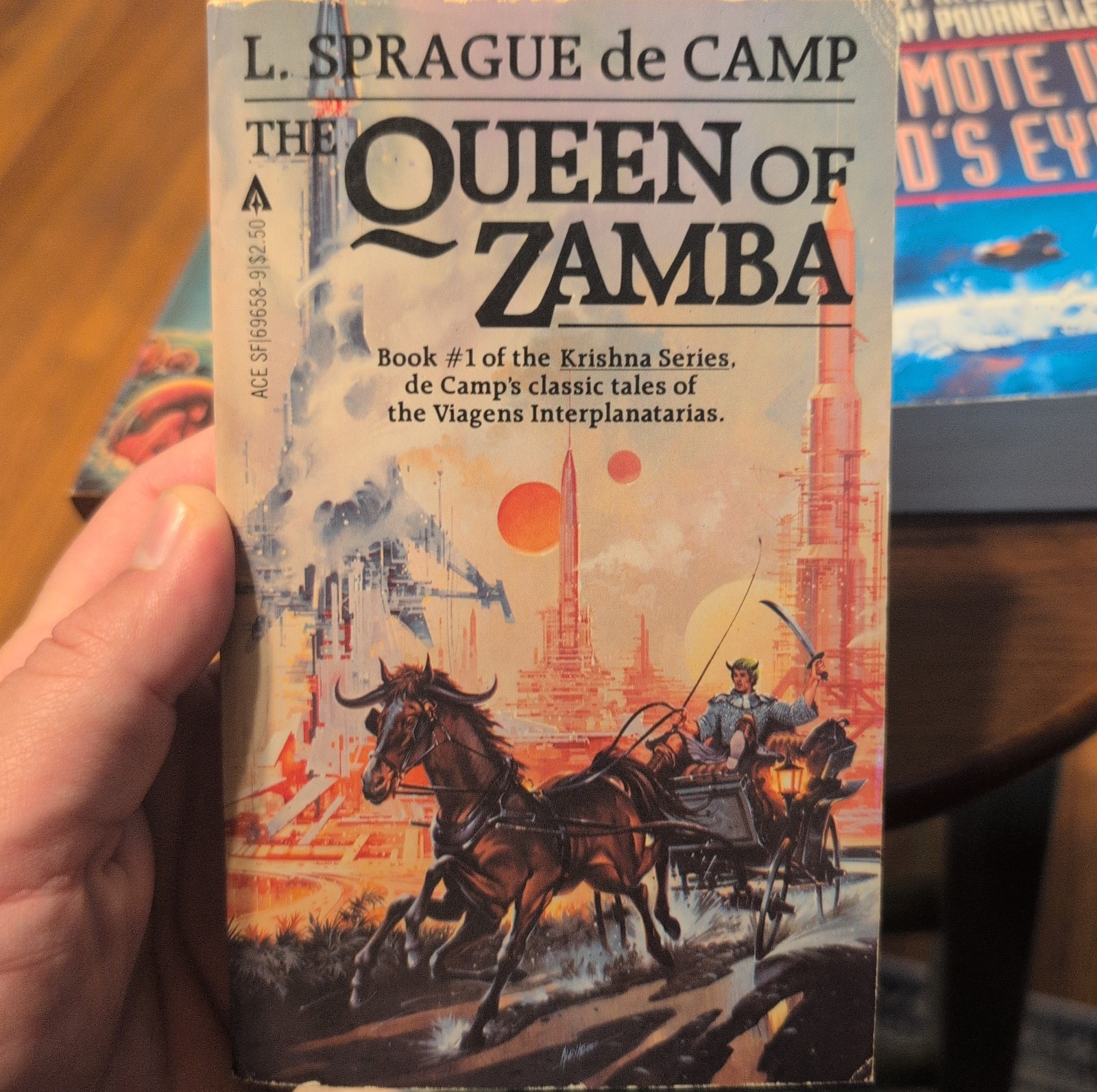 Bargain Book Lot 5 Sci-Fi Paperbacks for $20 Vintage Good Condition
