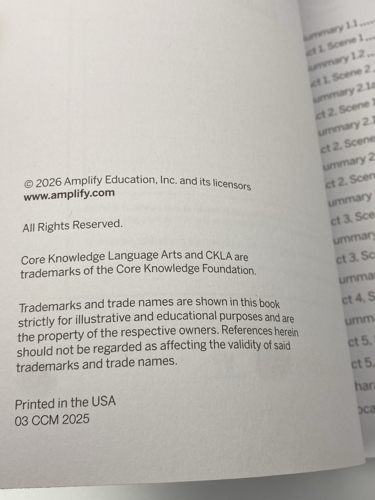 Amplify Core Knowledge 2026 Shakespeare’s A Midsummer Night’s Dream Grade 5