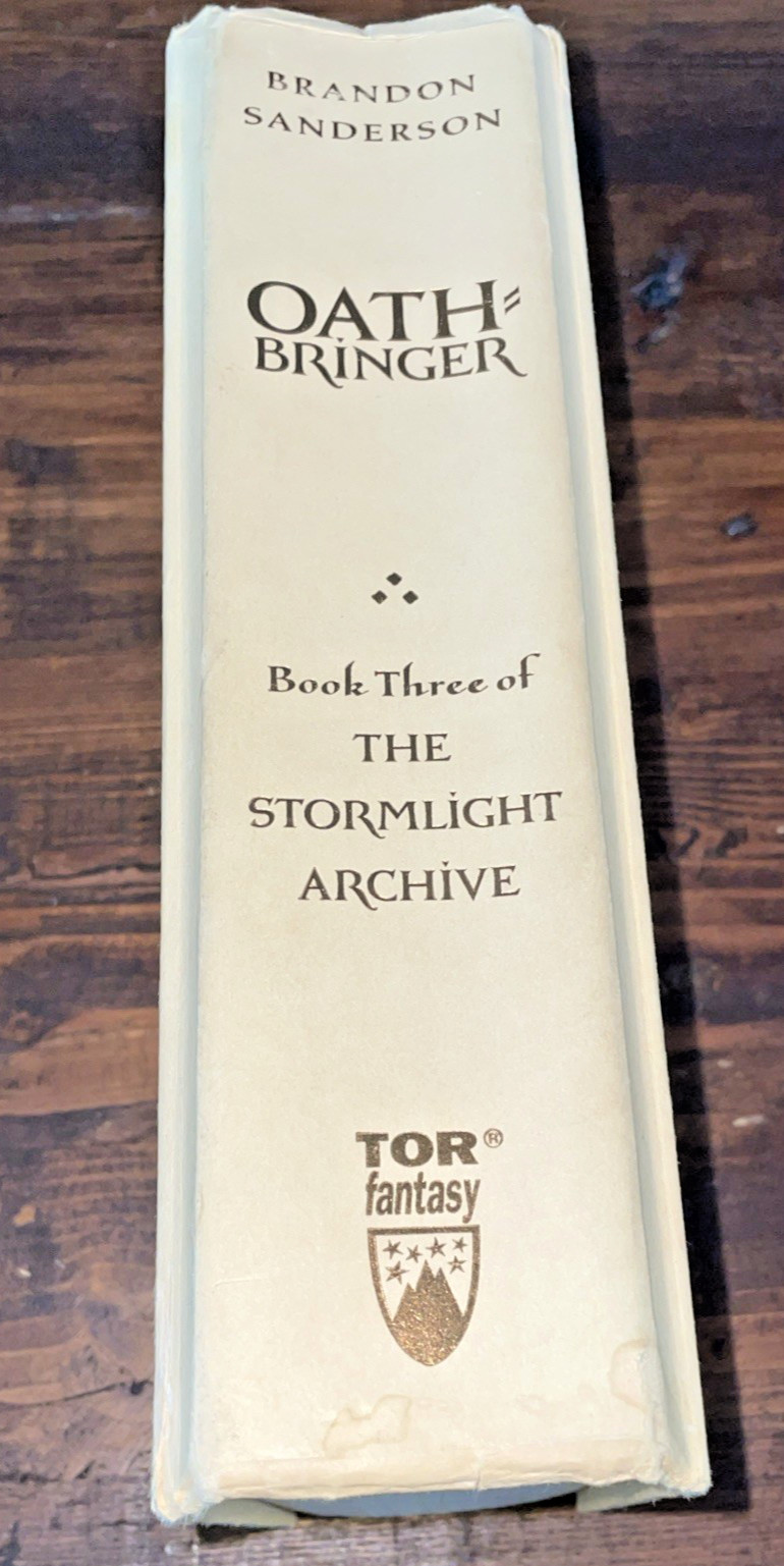 Brandon Sanderson Stormlight Archive 3, Oathbringer, 2017 First Edition