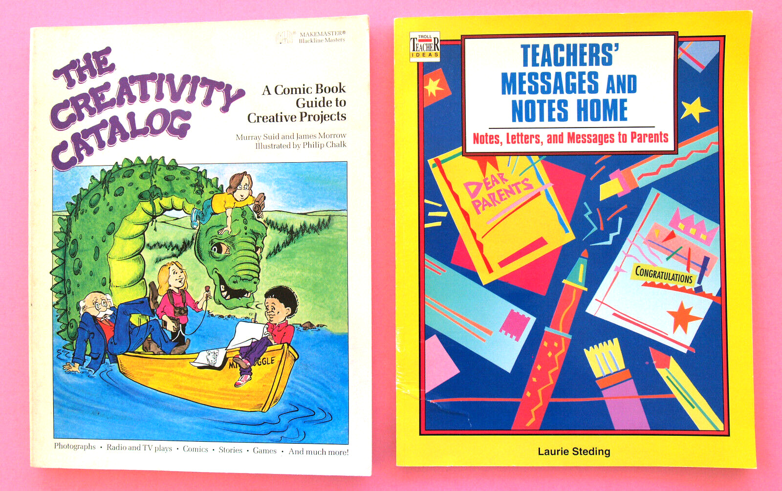 📚 ✏️4 TEACHER BKS—TEACH READING BURNS & ROE—CREATIVE PROJECTS—CLASS NOTES GUIDE
