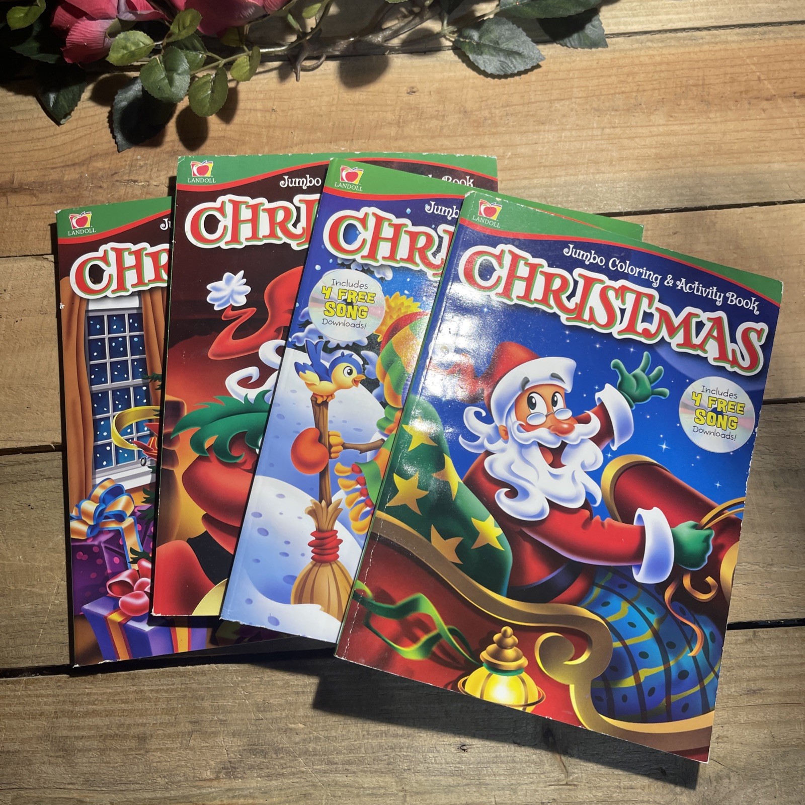 Landoll Jumbo Coloring Books Complete Series Of Four 2018