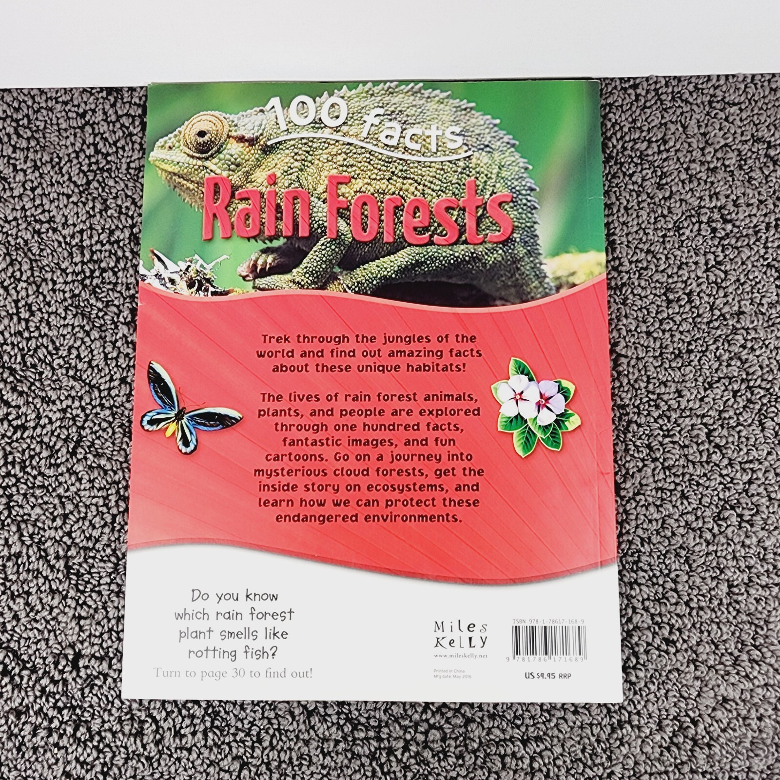 100 Facts Large Picture Book Lot 4 Miles Kelly Ages 7-11 Grades 1-5 Homeschool