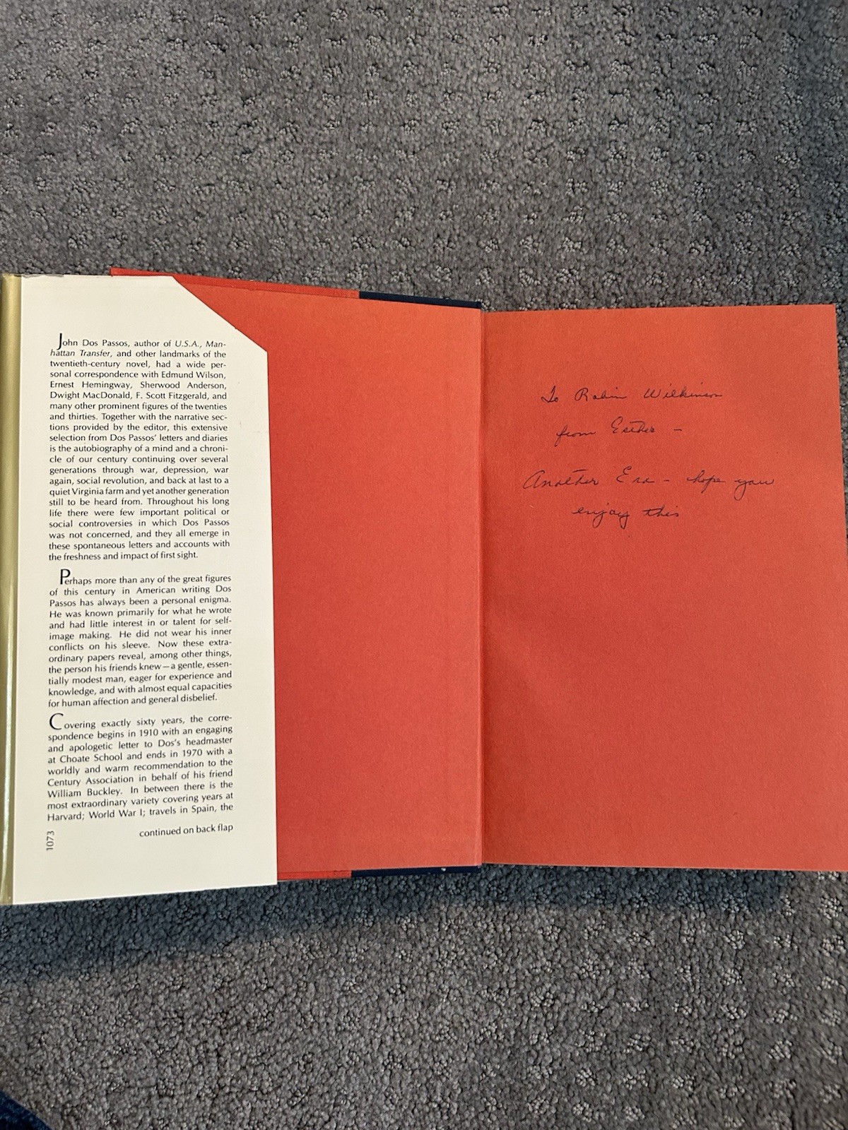 The Fourteenth Chronicle : Letters and Diaries of John Dos Passos by Townsend…