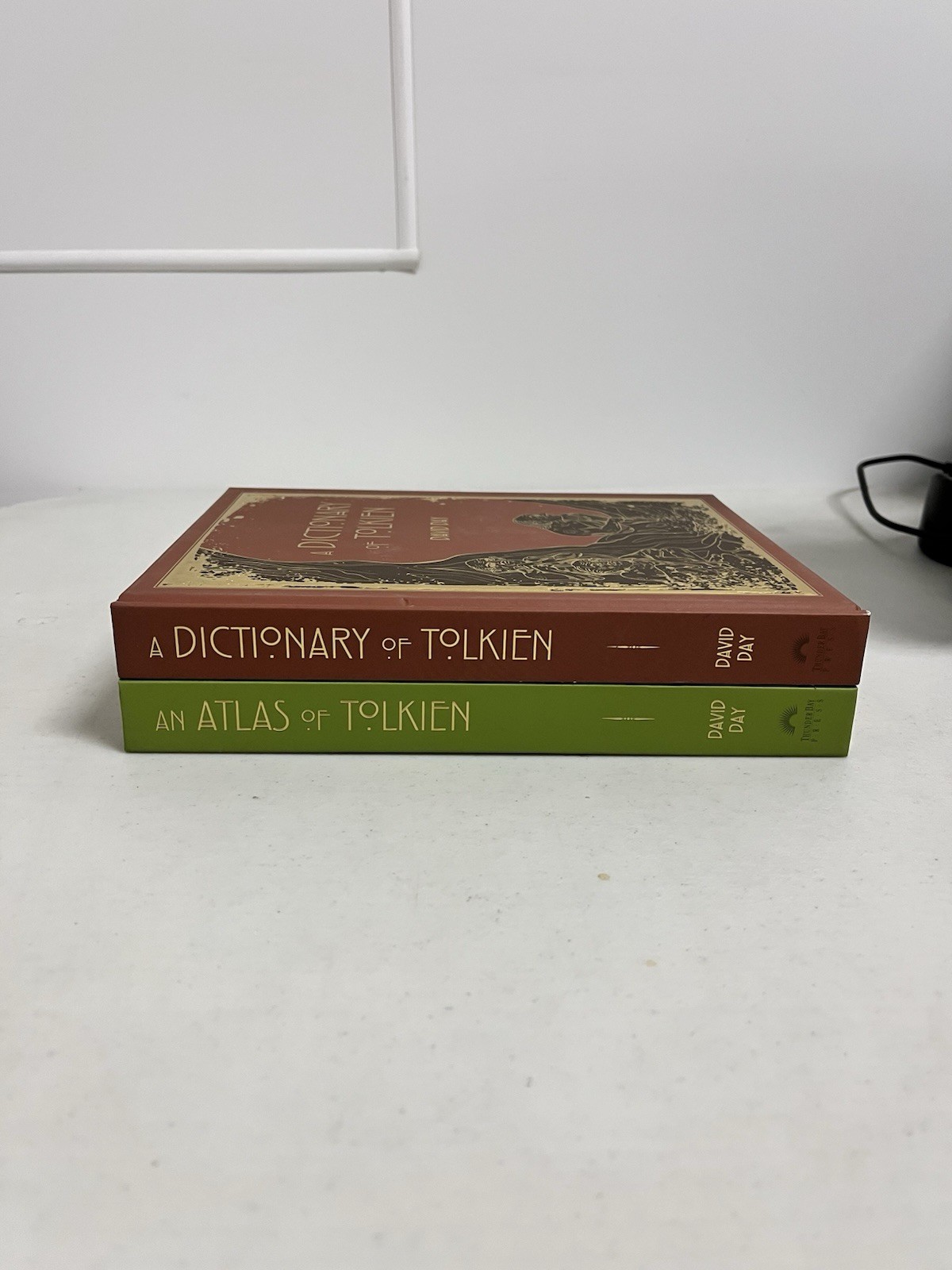 An Atlas of Tolkien and a Dictionary of Tolkien By David Day LIKE NEW