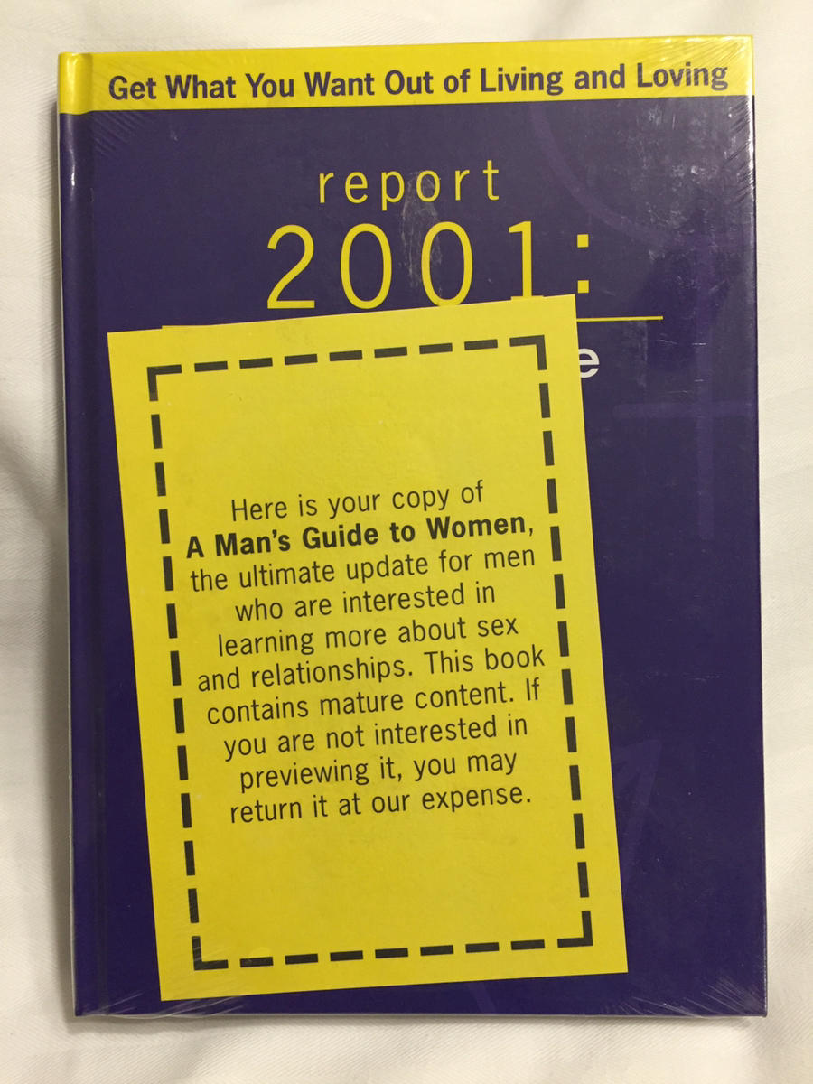 Report 2001: A Man’s Guide to Women Rodale 274 Pages Hardcover Sex Guide SEALED