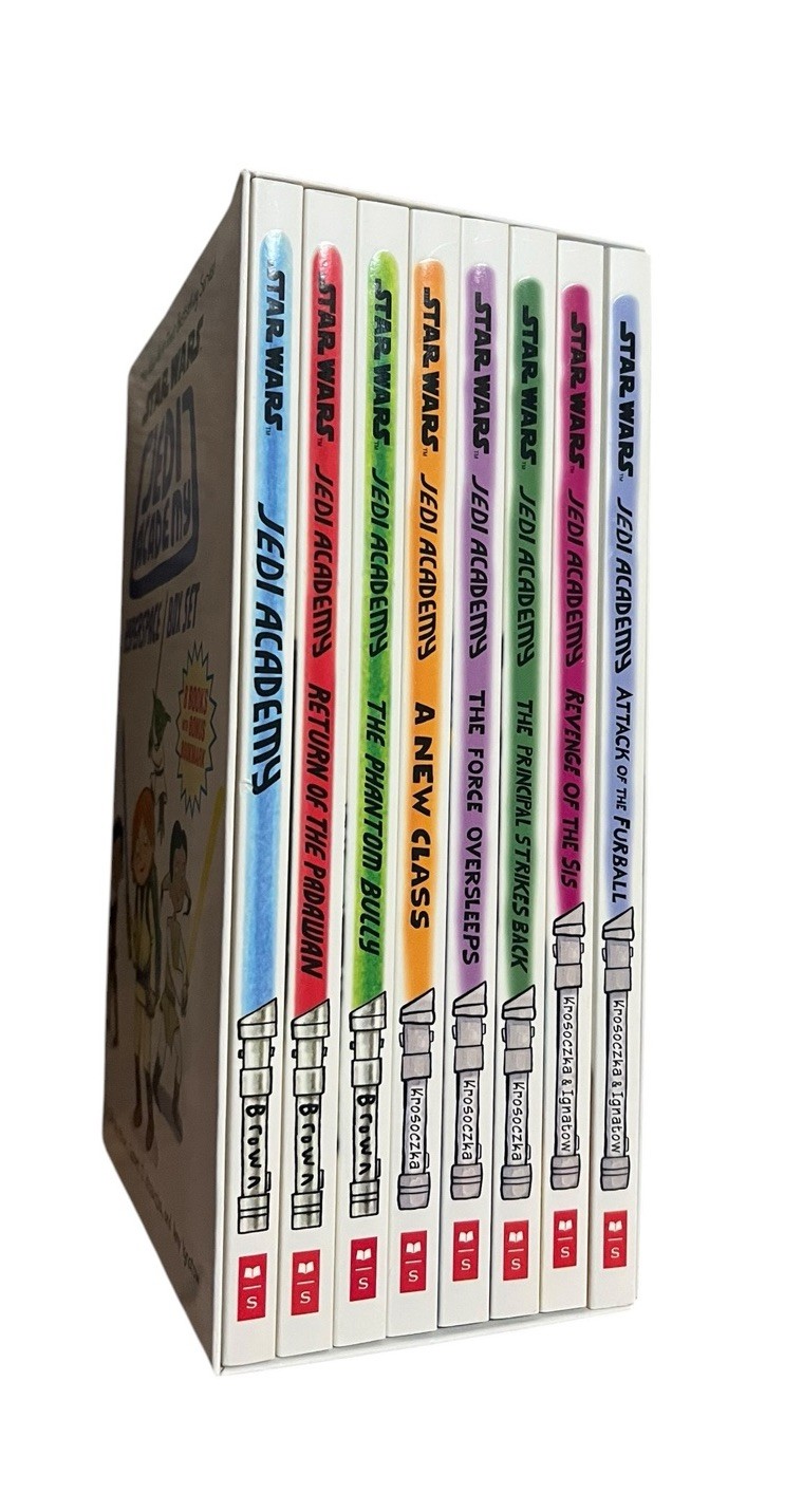 Star Wars Jedi Academy Hyperspace Box Set 8 Books Jeffrey Brown Krosoczka LN