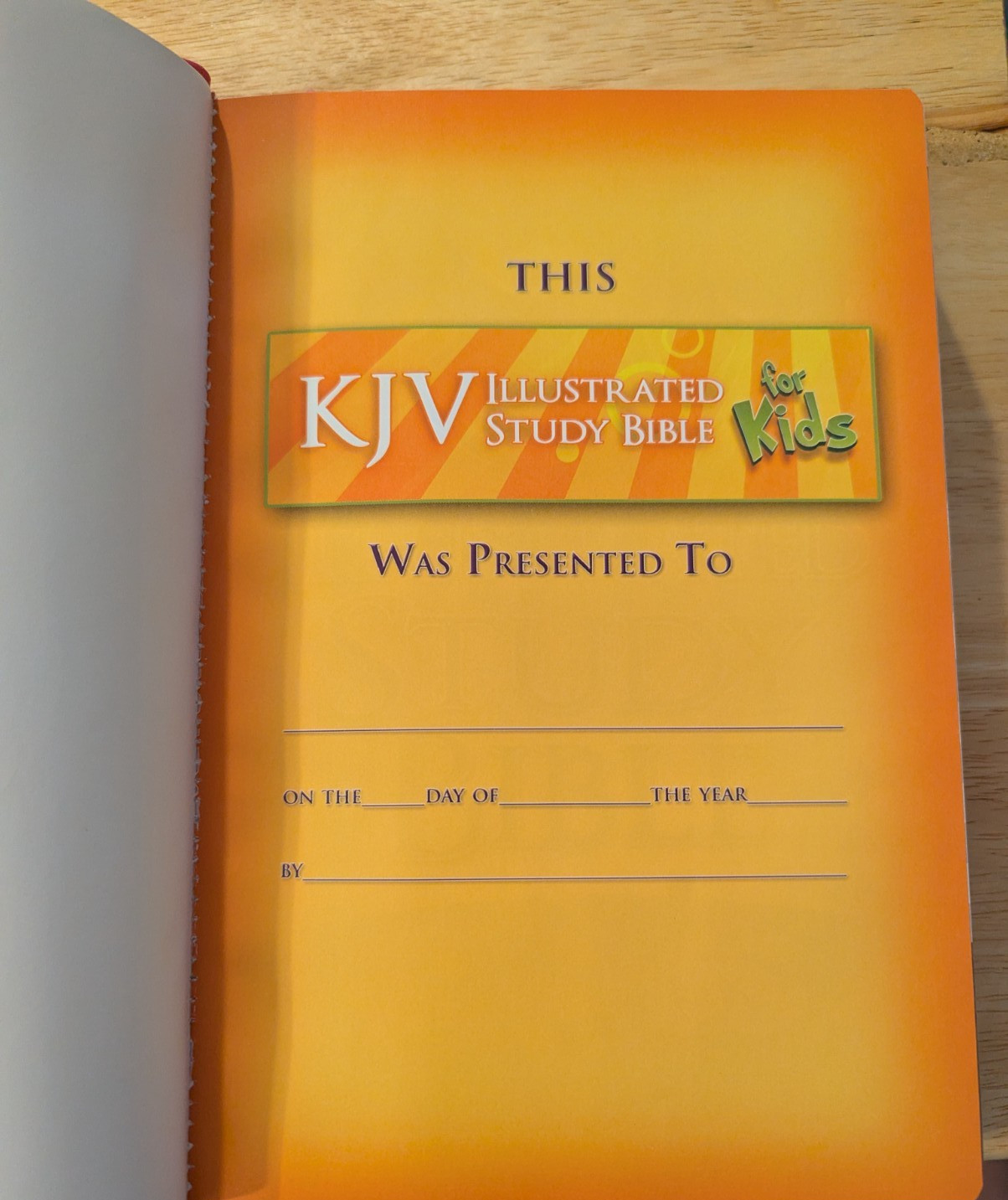 KJV Illustrated Study Bible for Kids/ Pink Simulated Leather