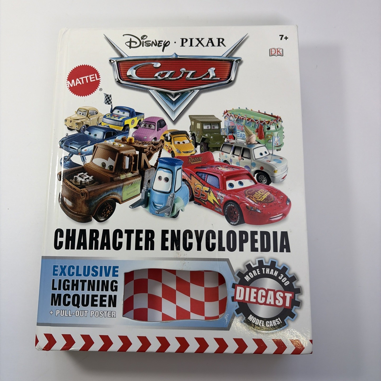 Disney Pixar Cars Character Encyclopedia MISSING Diecast Car And Poster