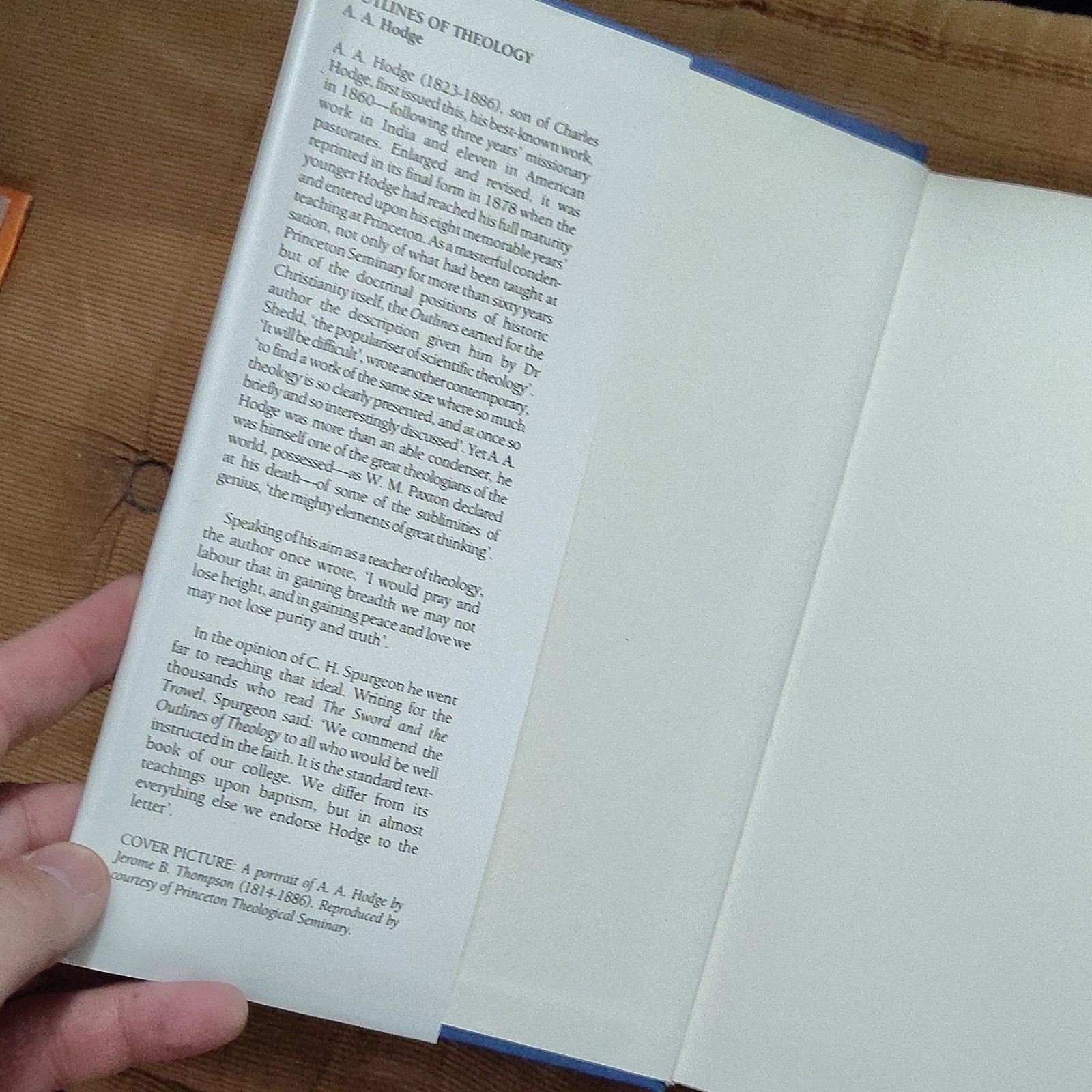 A. A. Hodge Outlines of Theology HC Dust Jacket Banner of Truth Evangelical