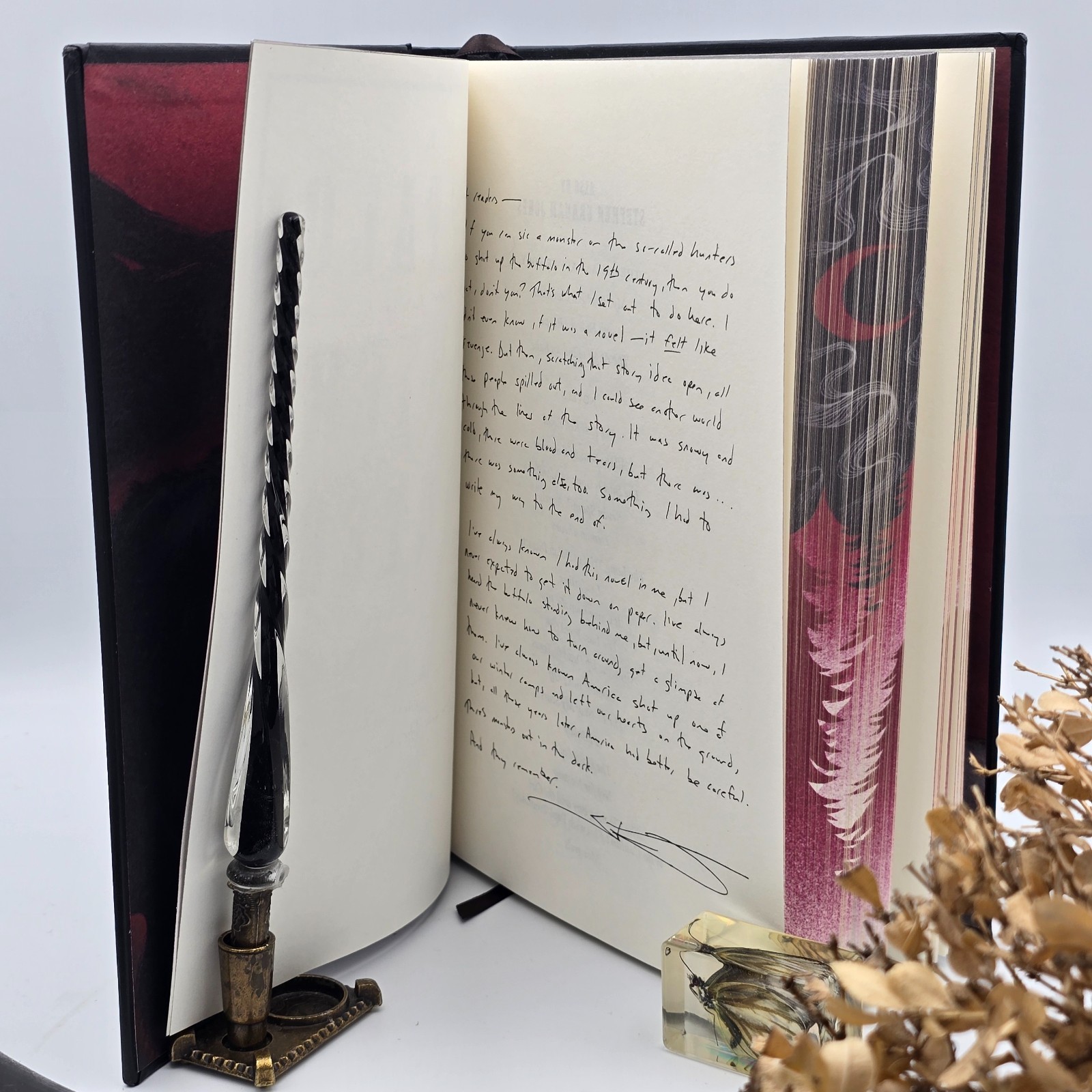 Buffalo Hunter Hunter | Stephen Graham Jones | SIGNED OwlCrate Hardcover