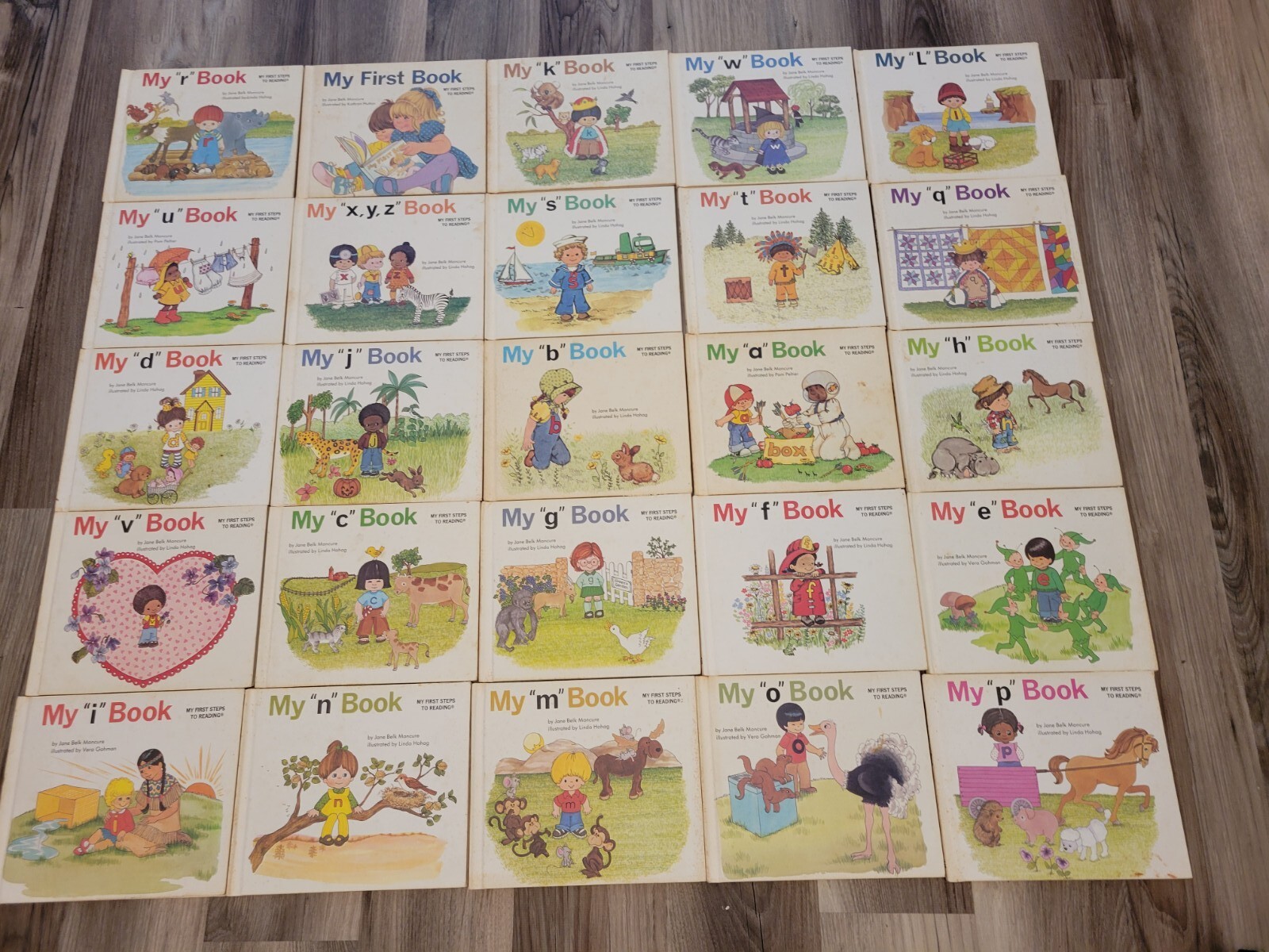 My First Steps To Reading Jane Belk Moncure Mixed Set Hardcover ABC Lot Of 25