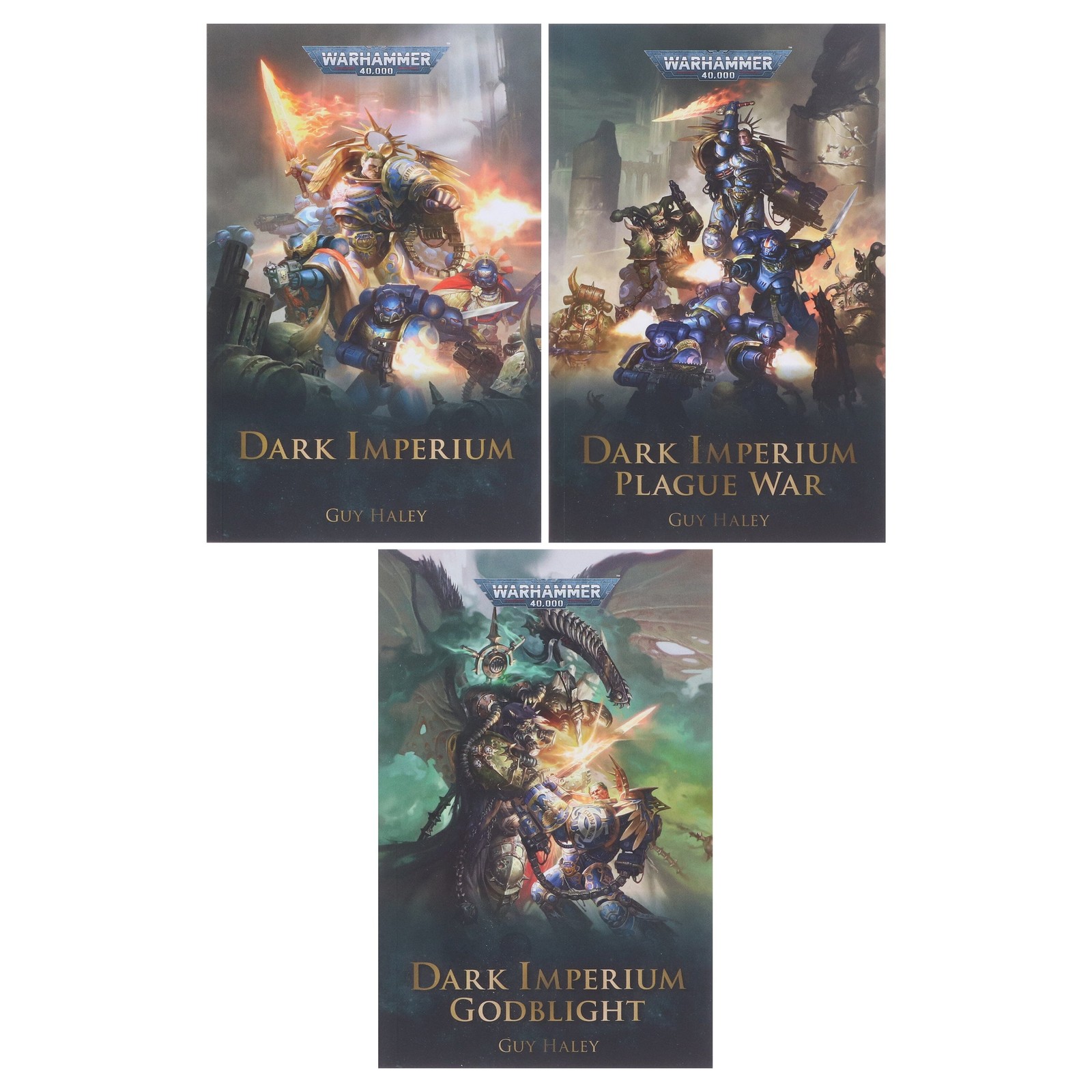 Dark Imperium: Warhammer 40, 000 by Guy Haley 3 Books Set – Fic – PB