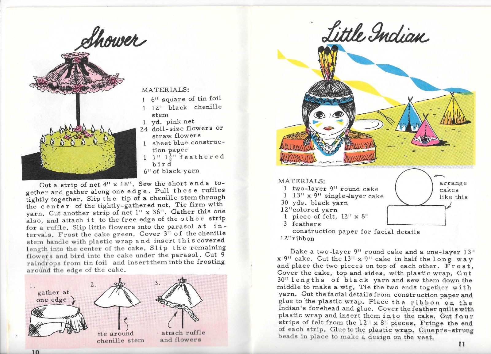 Unusual Ways of Decorating Cakes Kap Kraft Books 1969
